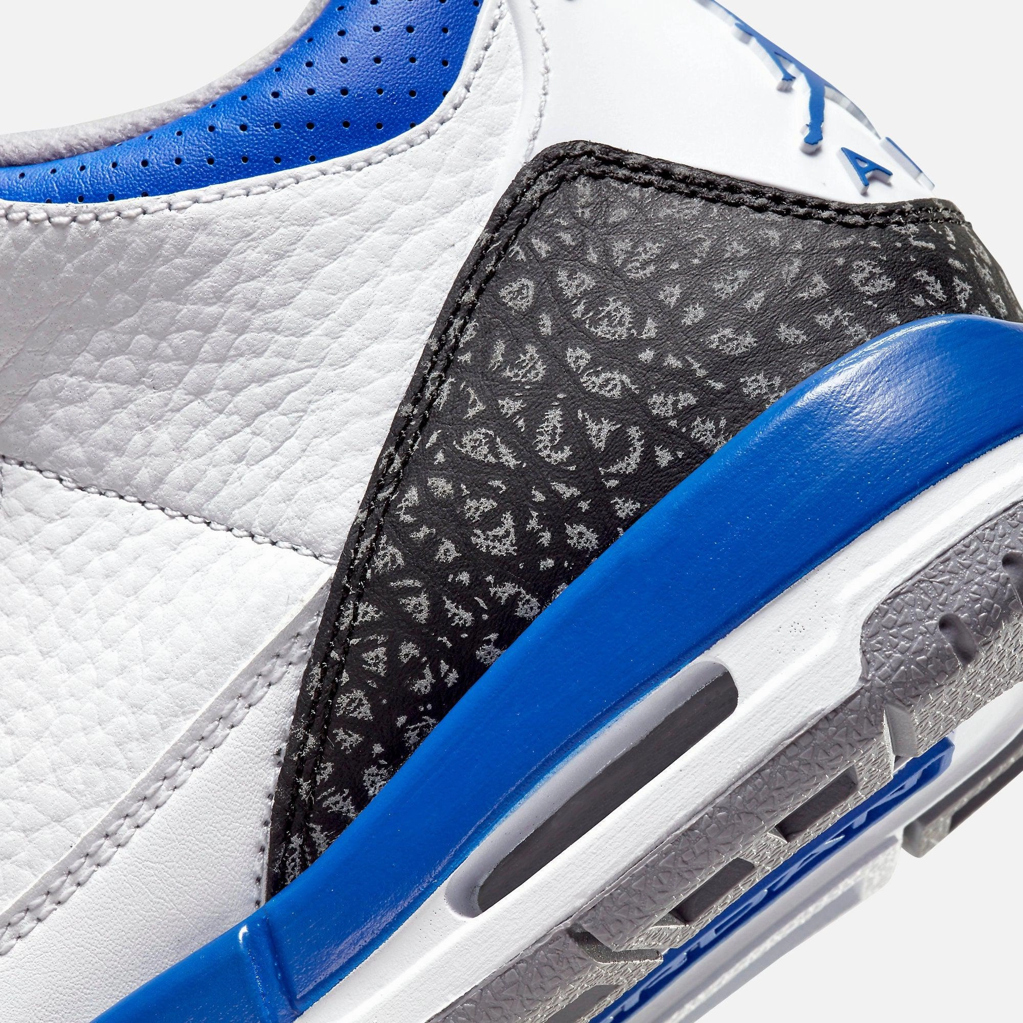 (GS) Air Jordan 3 Retro 'Racer Blue' (2021) 398614-145 Air Jordan 3 Retro Throwback Sneakers