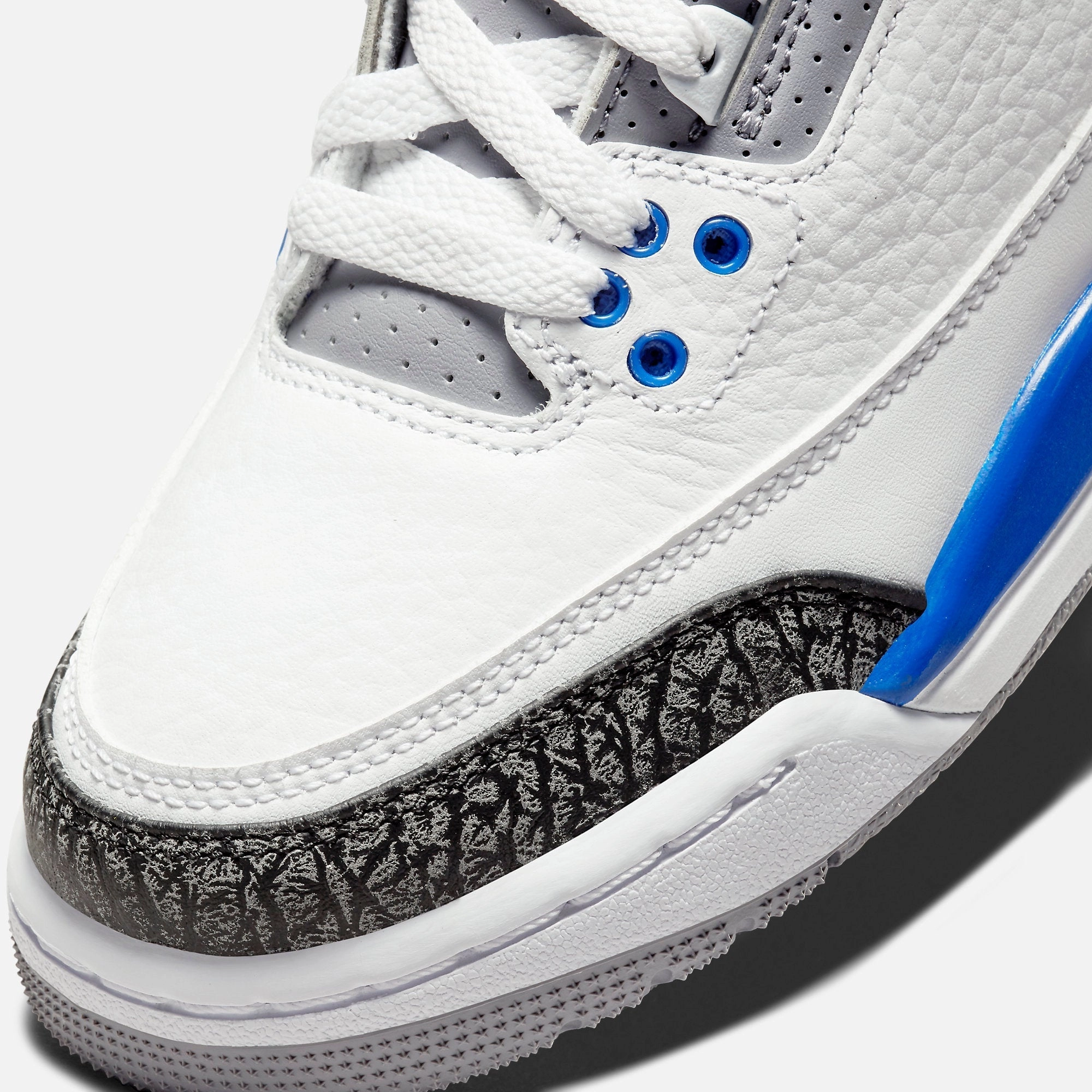 (GS) Air Jordan 3 Retro 'Racer Blue' (2021) 398614-145 Air Jordan 3 Retro Throwback Sneakers