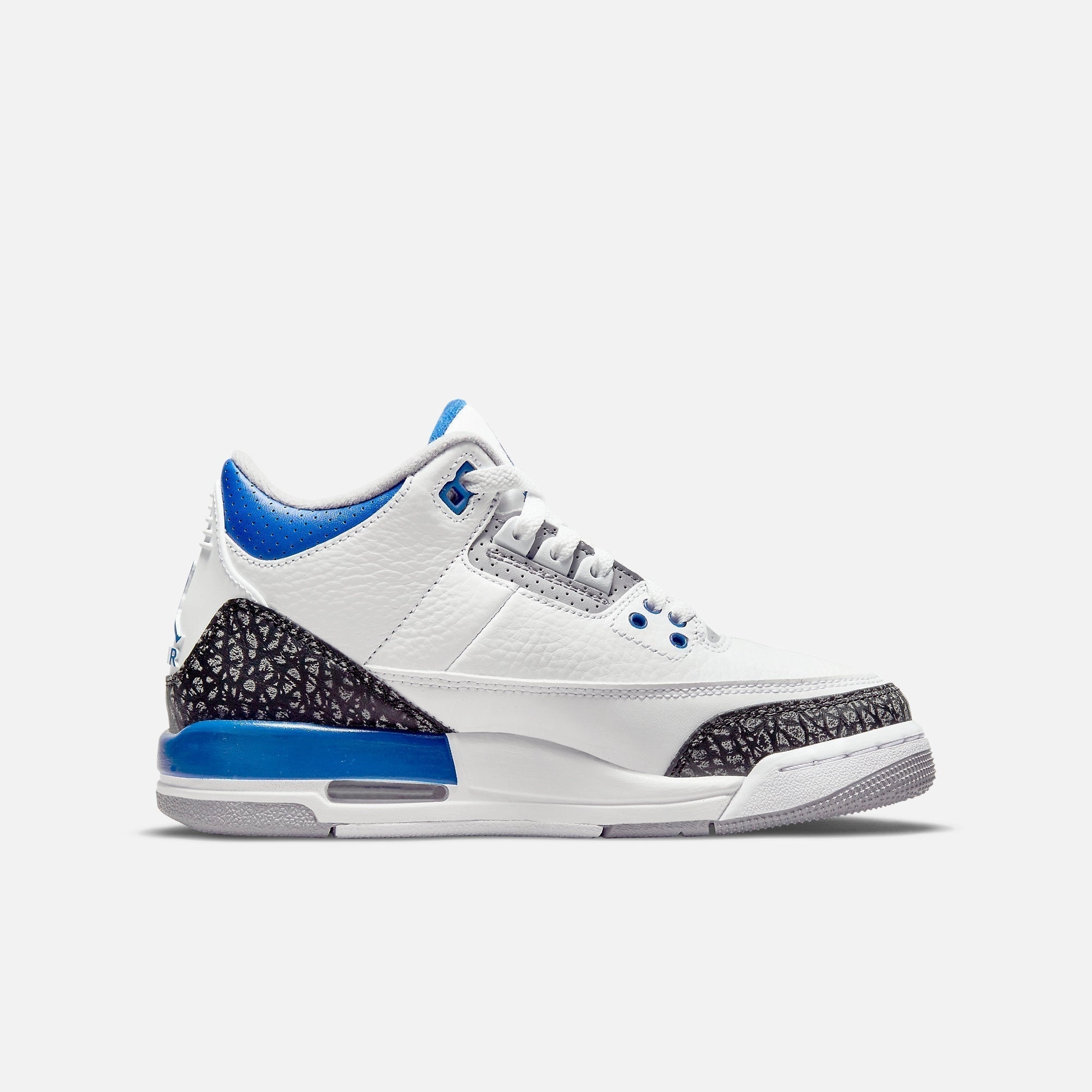 (GS) Air Jordan 3 Retro 'Racer Blue' (2021) 398614-145 Air Jordan 3 Retro Throwback Sneakers