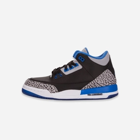 (GS) Air Jordan 3 Retro 'Sport Blue' (2014) 398614-007 Air Jordan 3 retro sneakers with throwback vibe