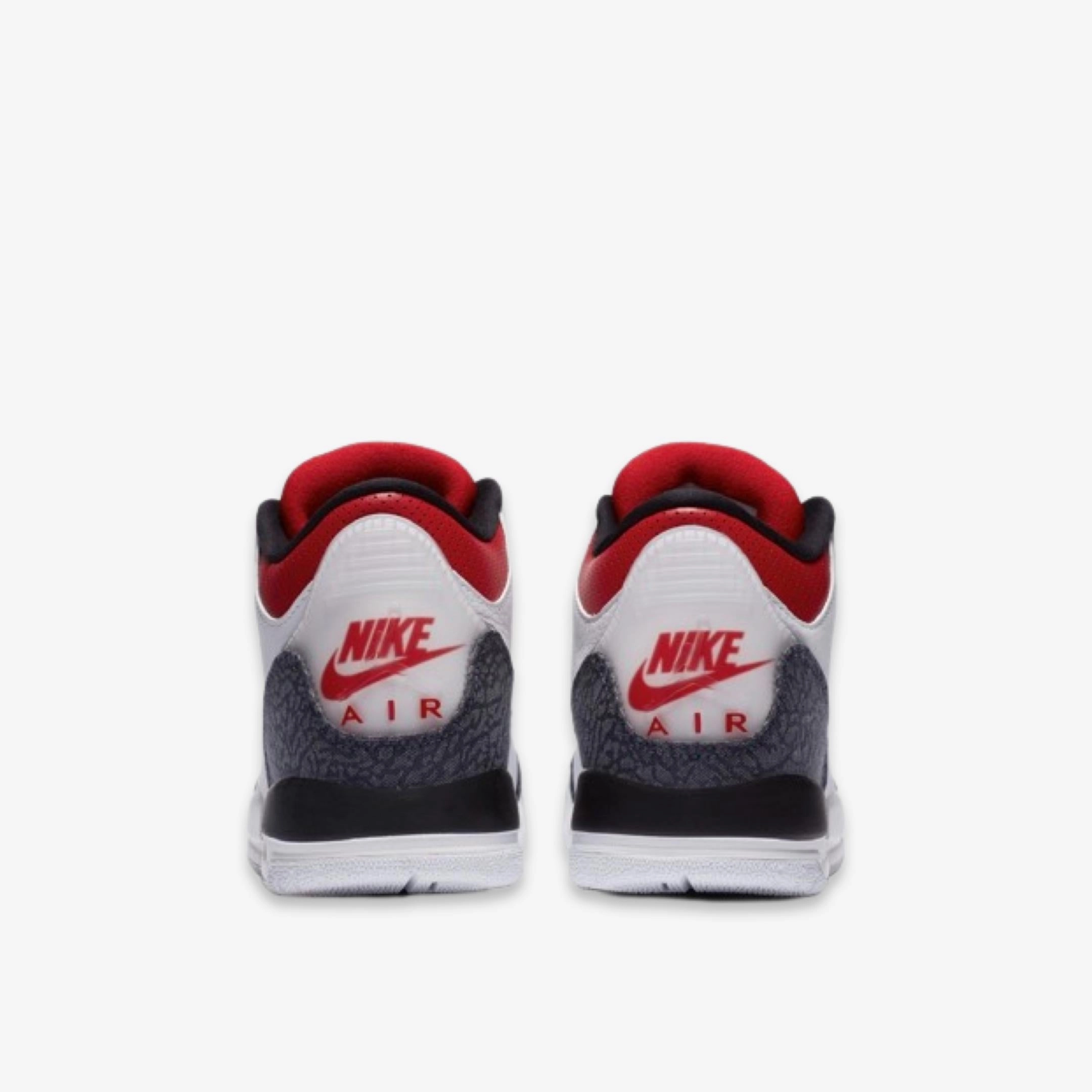 (GS) Air Jordan 3 Retro SE 'Denim Fire Red' (2020) CZ6634-100 Air Jordan 3 Retro Throwback Sneakers