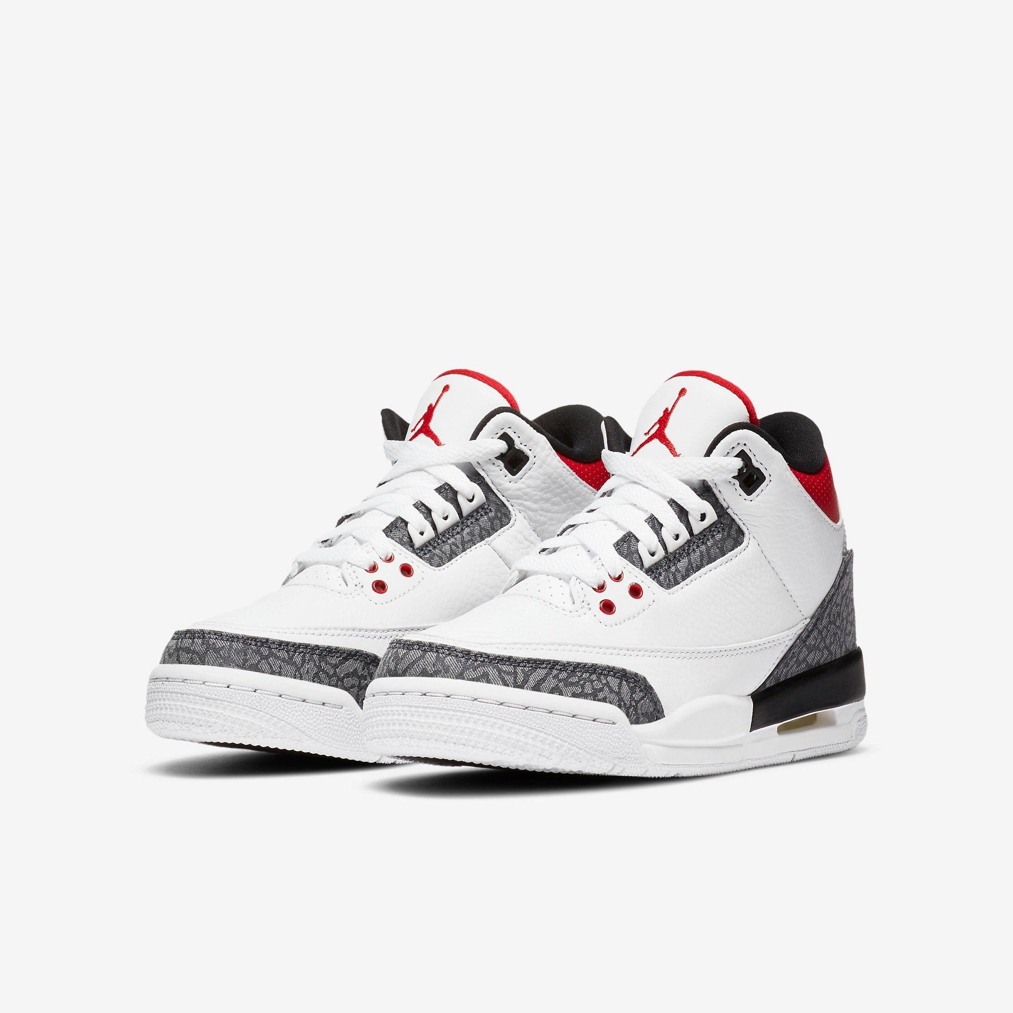 (GS) Air Jordan 3 Retro SE-T 'Japan Denim Fire Red' (2020) DB4169-100 Air Jordan 3 Retro Throwback Sneakers