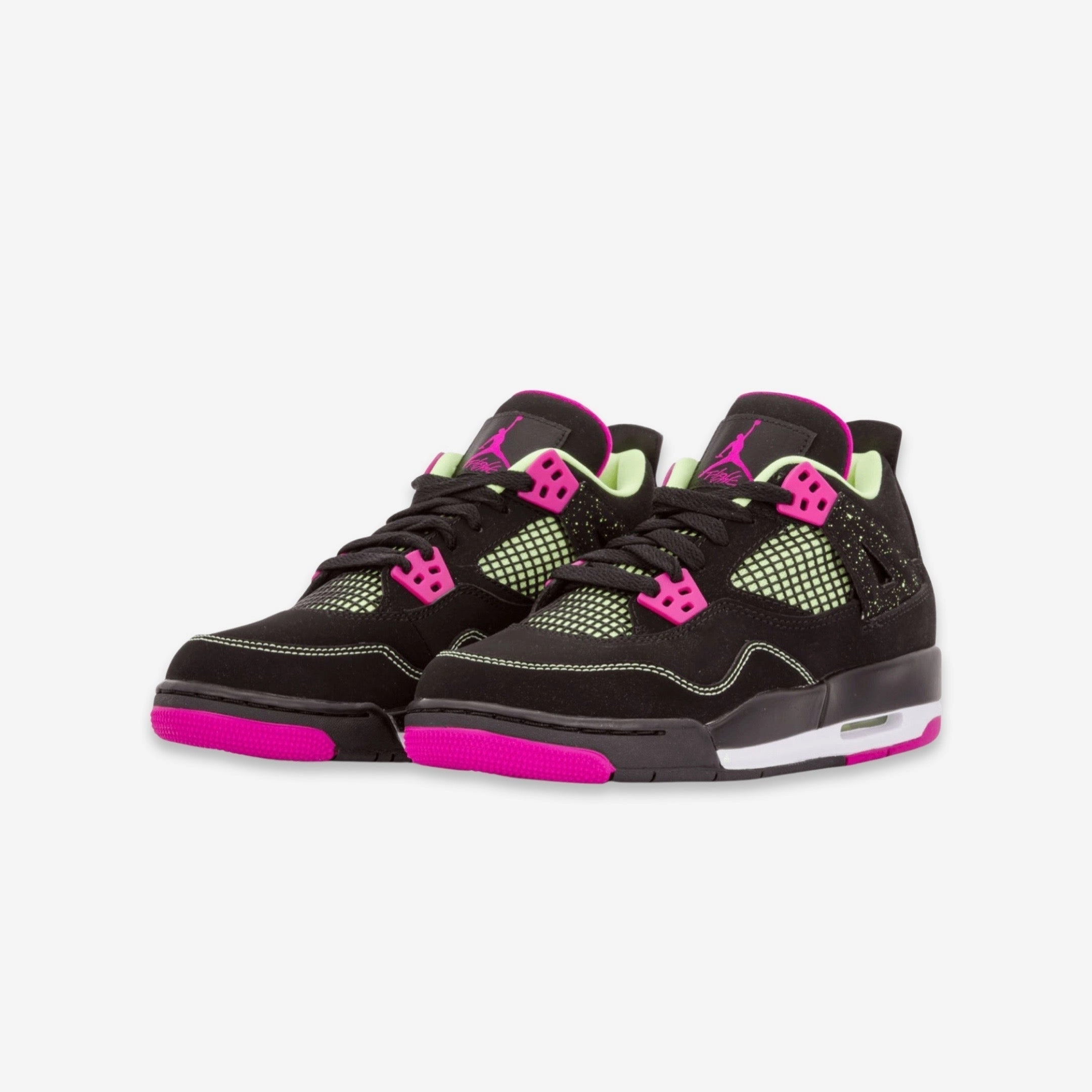 (GS) Air Jordan 4 Retro 30th 'Fuchsia Flash' (2015) 705344-027 Air Jordan 4 Visible Air Unit Sneakers