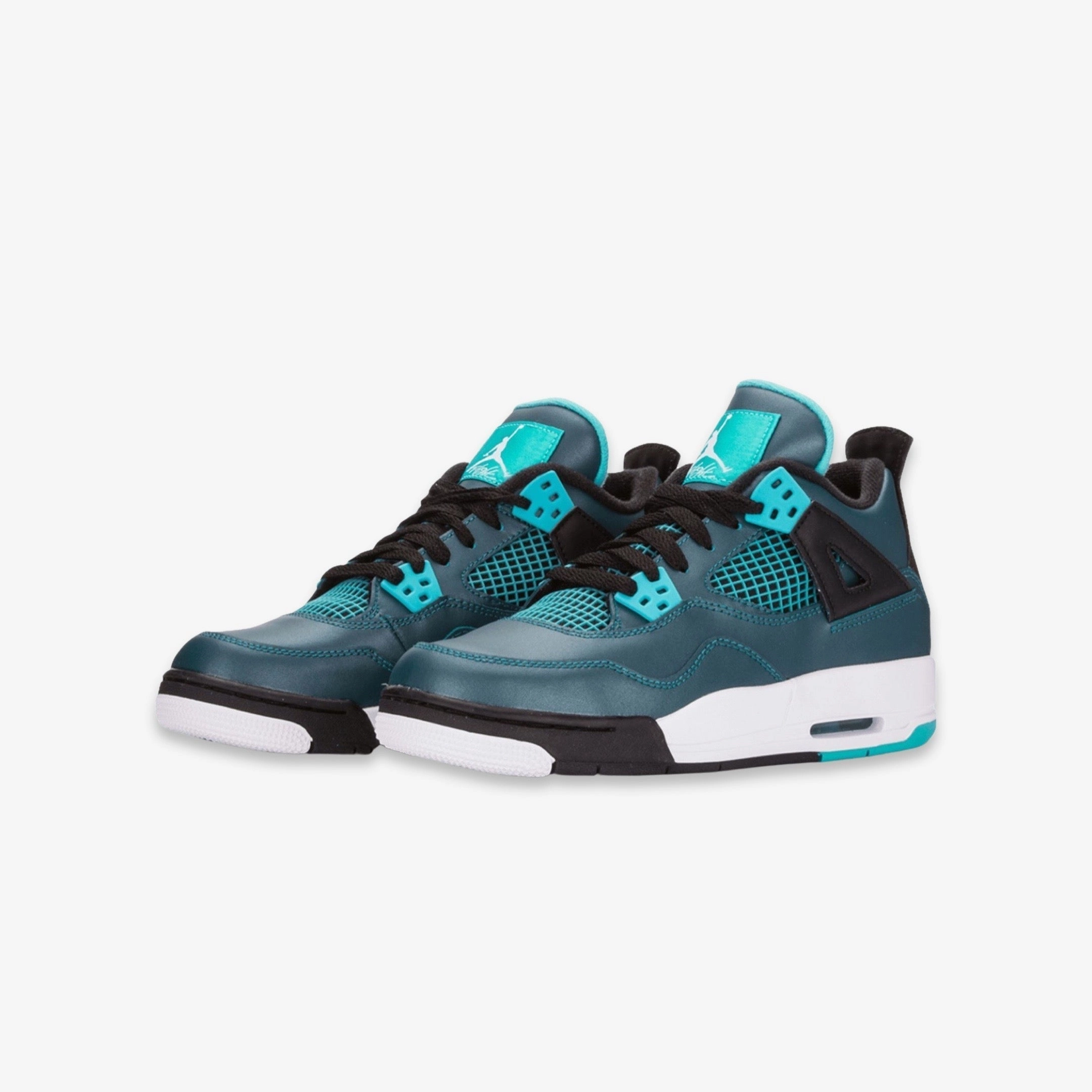 (GS) Air Jordan 4 Retro 30th 'Teal' (2015) 705330-330 Air Jordan 4 Visible Air Unit Sneakers
