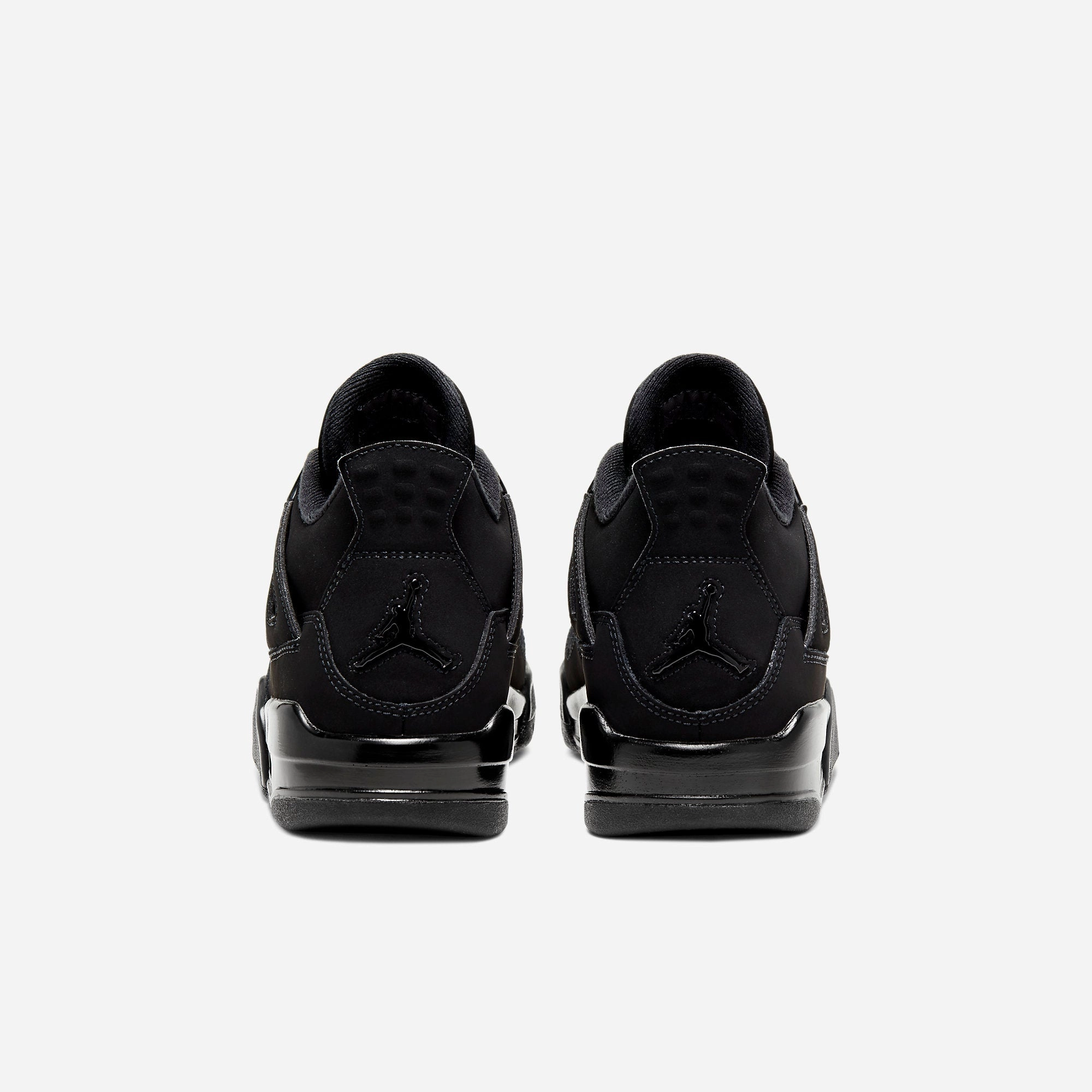 (GS) Air Jordan 4 Retro 'Black Cat' (2020) 408452-010 Air Jordan 4 Visible Air Unit Sneakers