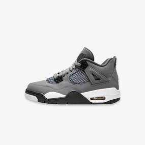 (GS) Air Jordan 4 Retro 'Cool Grey' (2019) 408452-007 Air Jordan 4 sneakers with visible air unit