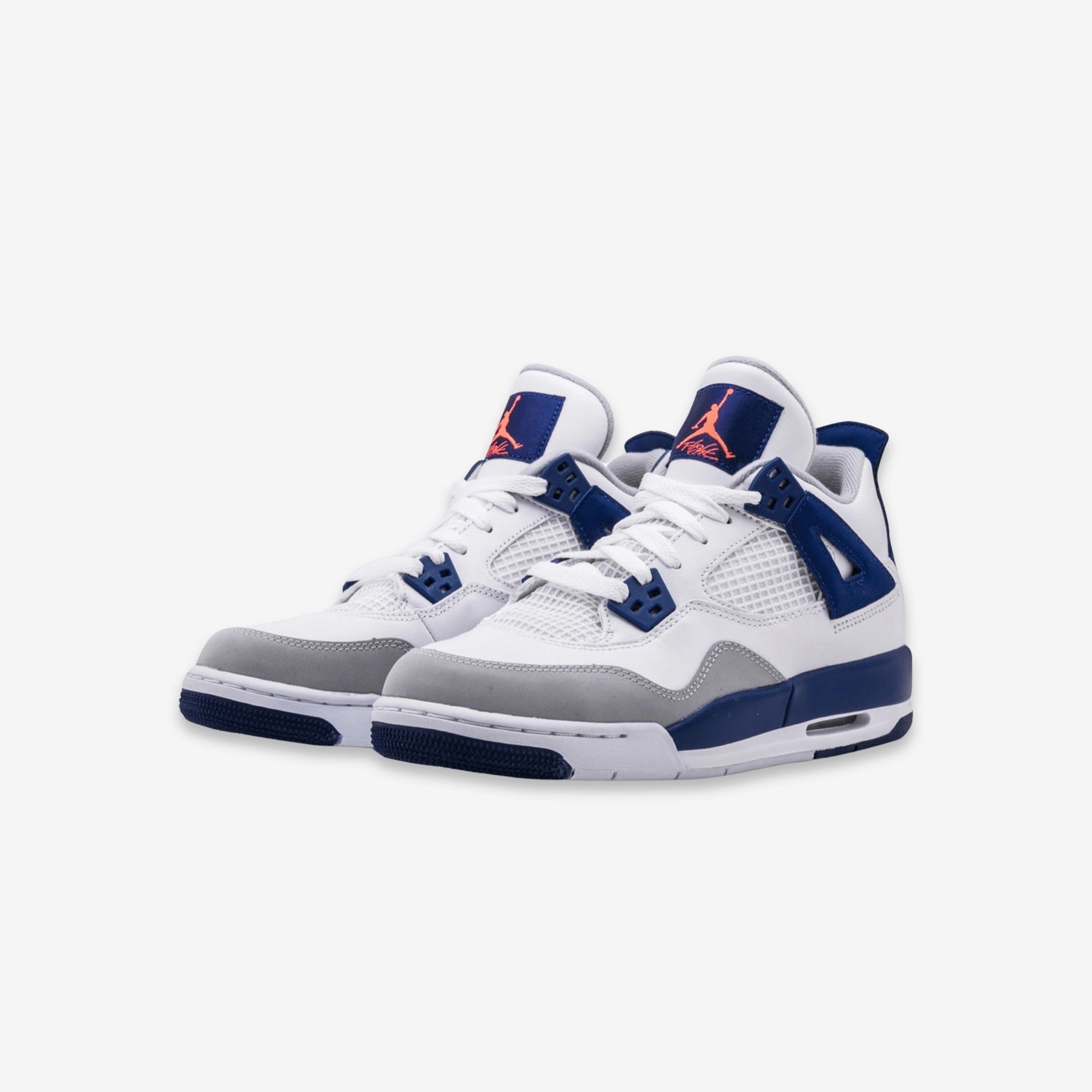 (GS) Air Jordan 4 Retro 'Deep Royal Blue' (2016) 487724-132 Air Jordan 4 Visible Air Unit Sneakers