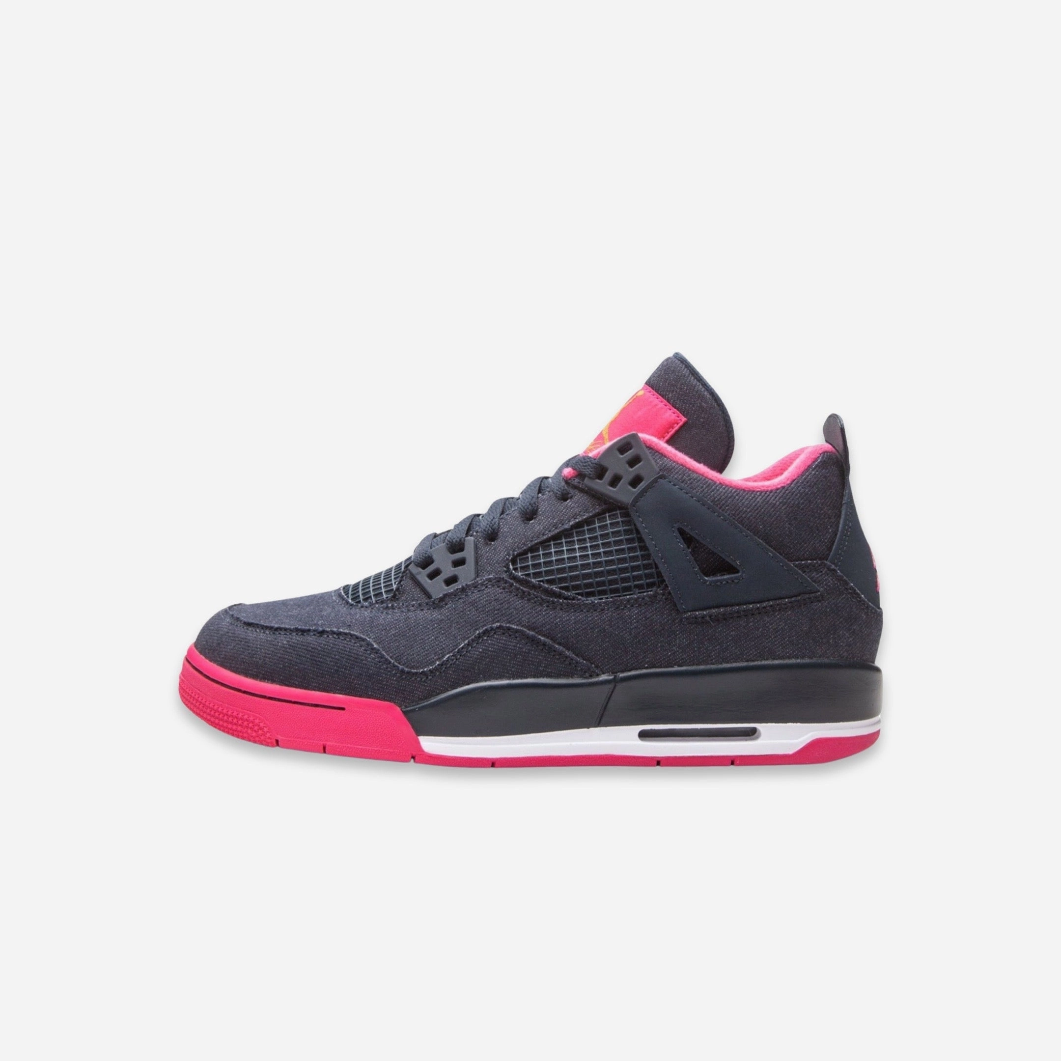 (GS) Air Jordan 4 Retro 'Denim' (2016) 487724-408 Air Jordan 4 sneakers with visible air unit