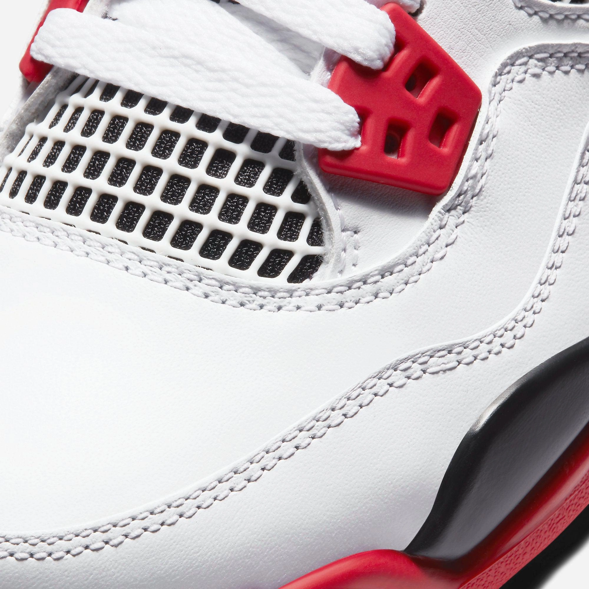 (GS) Air Jordan 4 Retro 'Fire Red' (2020) 408452-160 Air Jordan 4 Visible Air Unit Sneakers