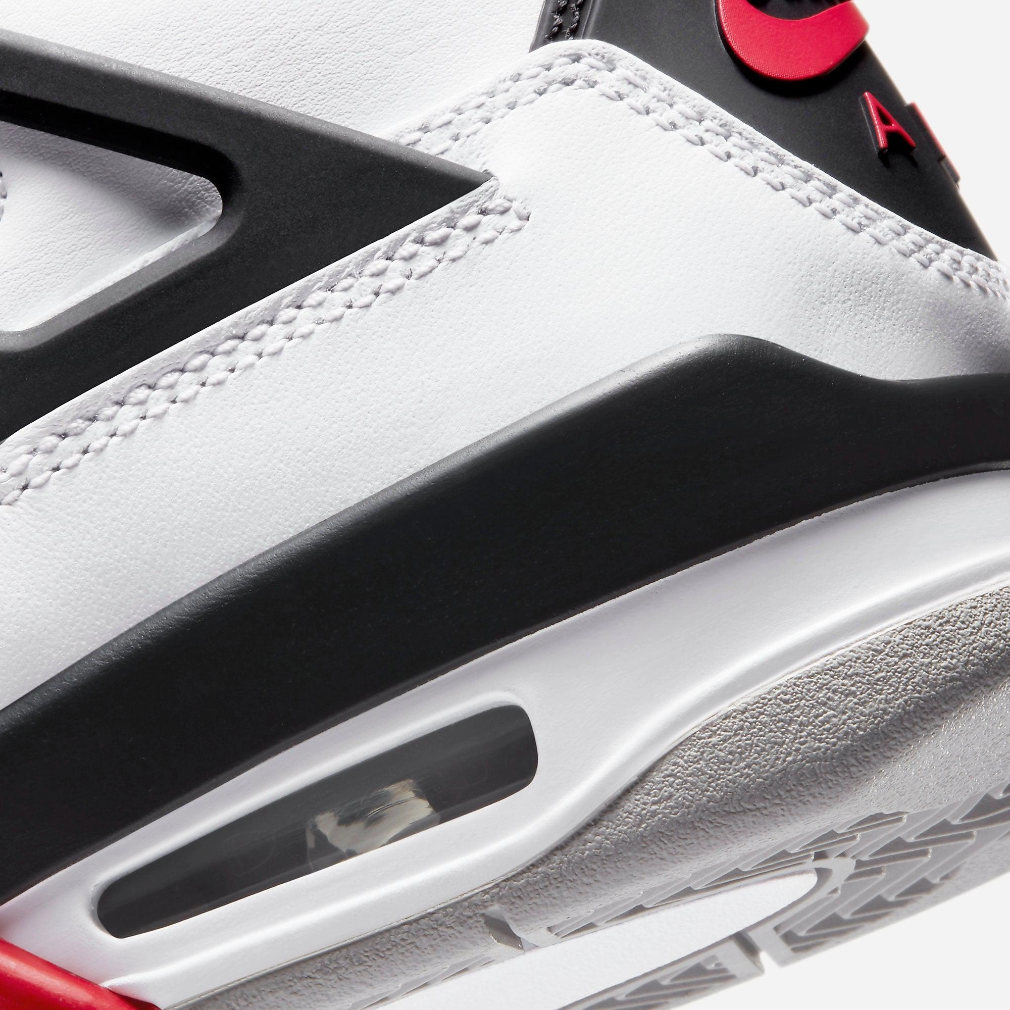 (GS) Air Jordan 4 Retro 'Fire Red' (2020) 408452-160 Air Jordan 4 Visible Air Unit Sneakers