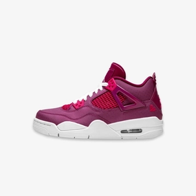 (GS) Air Jordan 4 Retro 'FTLOTG Valentine's Day' (2019) 487724-661 Air Jordan 4 sneakers with visible air unit