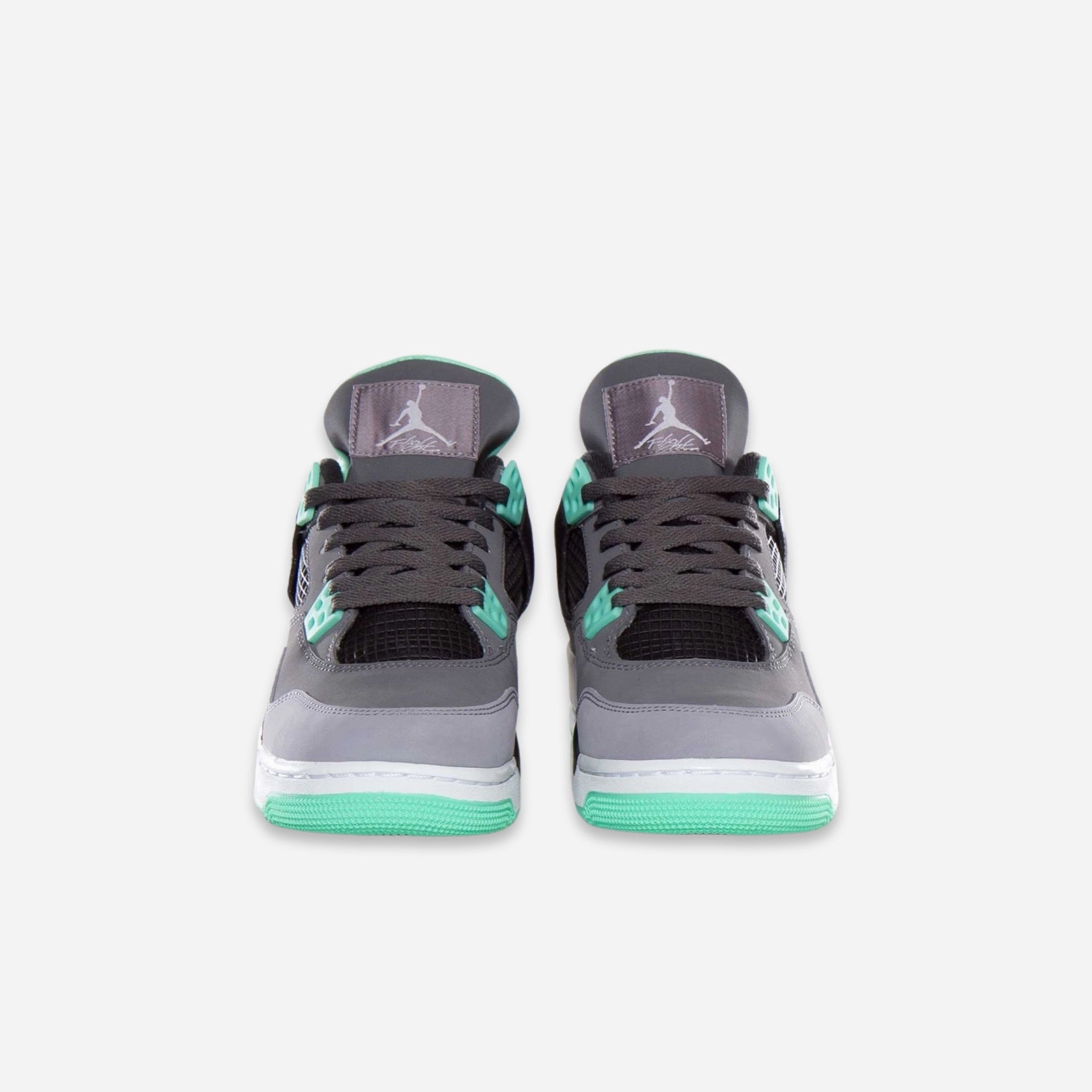 (GS) Air Jordan 4 Retro 'Green Glow' (2013) 408452-033 Air Jordan 4 Visible Air Unit Sneakers