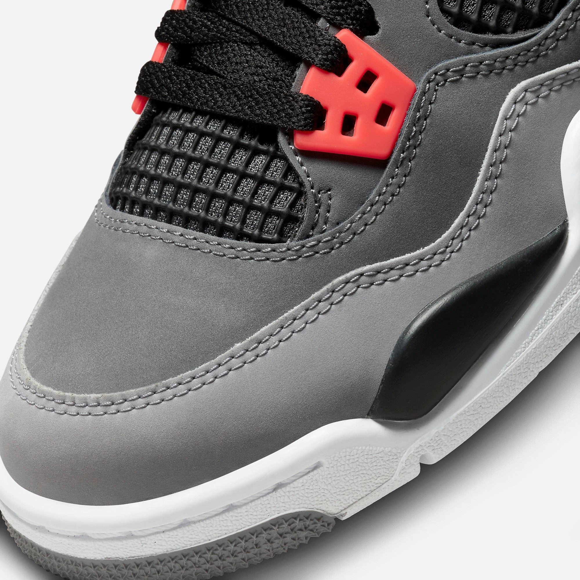 (GS) Air Jordan 4 Retro 'Infrared' (2022) 408452-061 Air Jordan 4 Visible Air Unit Sneakers