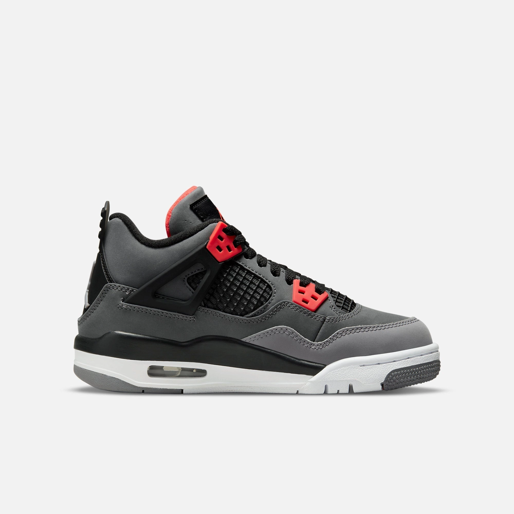 (GS) Air Jordan 4 Retro 'Infrared' (2022) 408452-061 Air Jordan 4 Visible Air Unit Sneakers