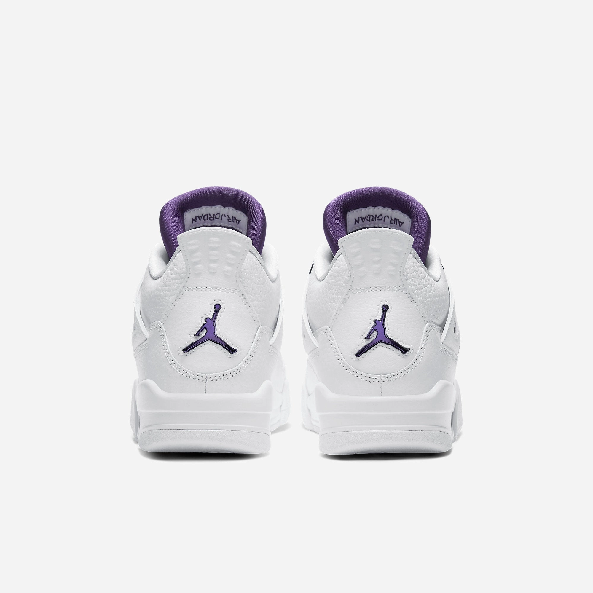 (GS) Air Jordan 4 Retro 'Metallic Court Purple' (2020) 408452-115 Air Jordan 4 Visible Air Unit Sneakers