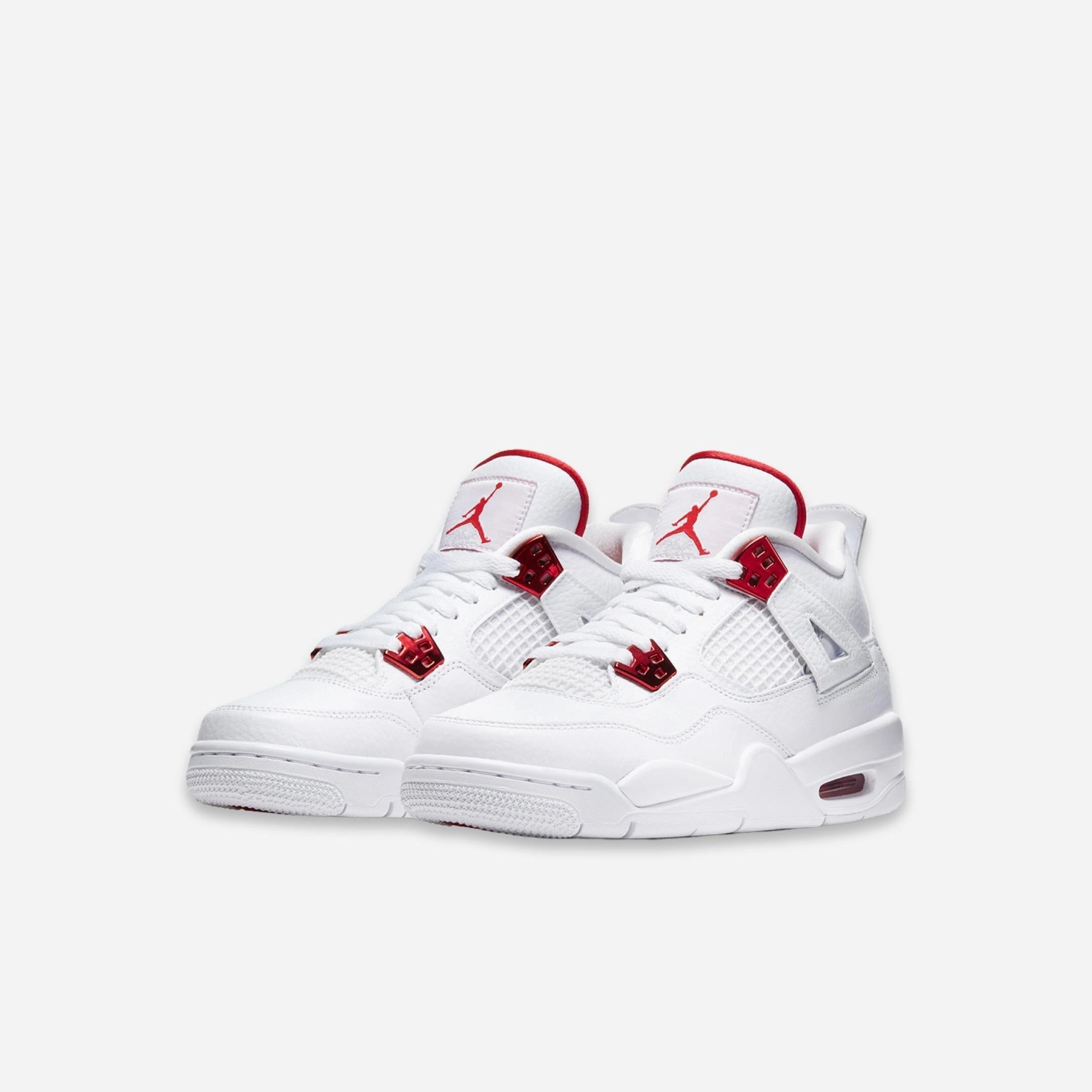 (GS) Air Jordan 4 Retro 'Metallic University Red' (2020) 408452-112 Air Jordan 4 Visible Air Unit Sneakers