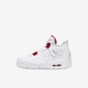 (GS) Air Jordan 4 Retro 'Metallic University Red' (2020) 408452-112 Air Jordan 4 sneakers with visible air unit