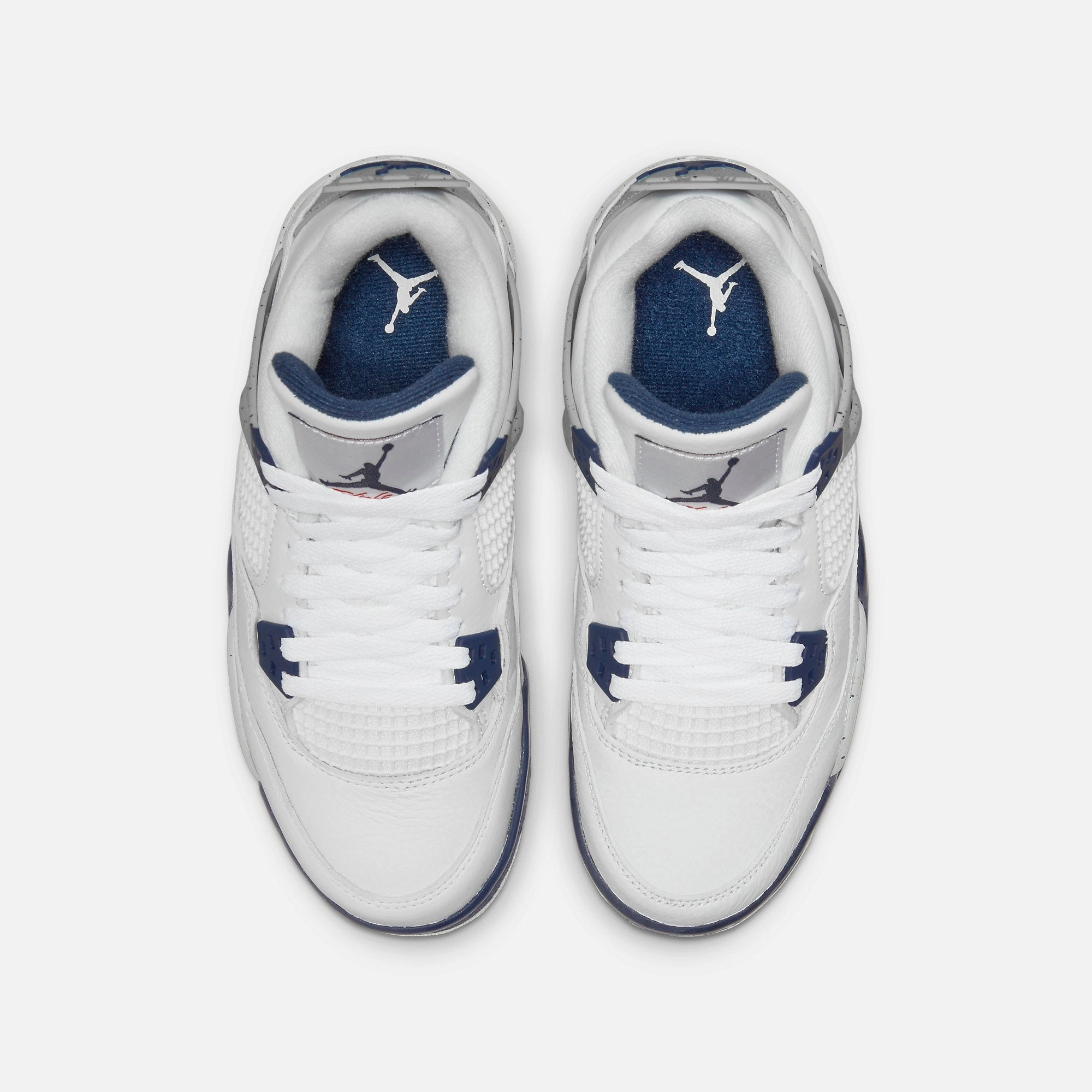 (GS) Air Jordan 4 Retro 'Midnight Navy' (2022) 408452-140 Air Jordan 4 Visible Air Unit Sneakers