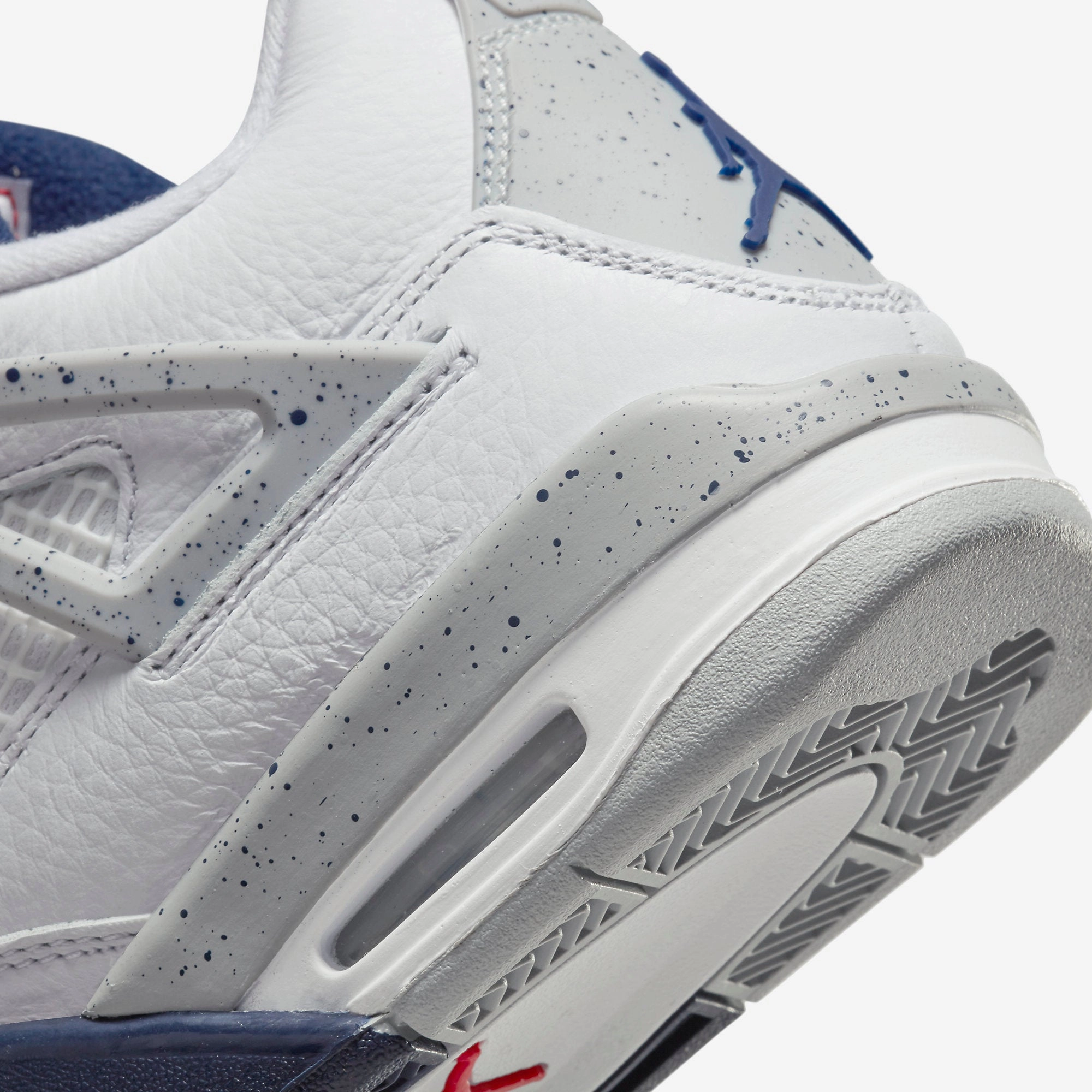 (GS) Air Jordan 4 Retro 'Midnight Navy' (2022) 408452-140 Air Jordan 4 Visible Air Unit Sneakers
