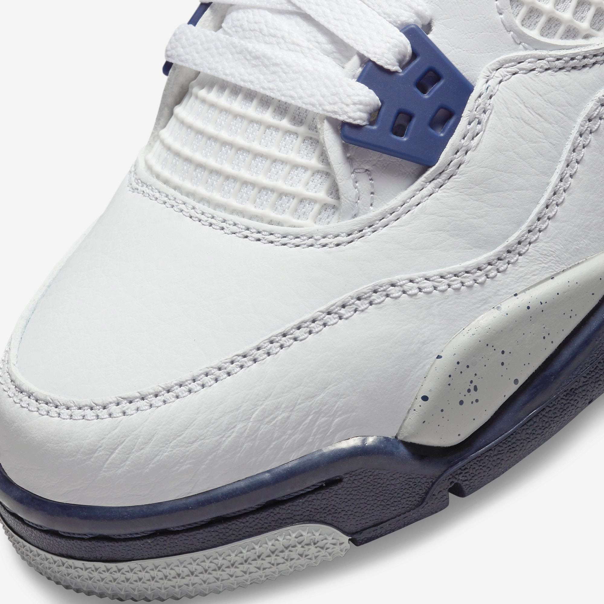 (GS) Air Jordan 4 Retro 'Midnight Navy' (2022) 408452-140 Air Jordan 4 Visible Air Unit Sneakers