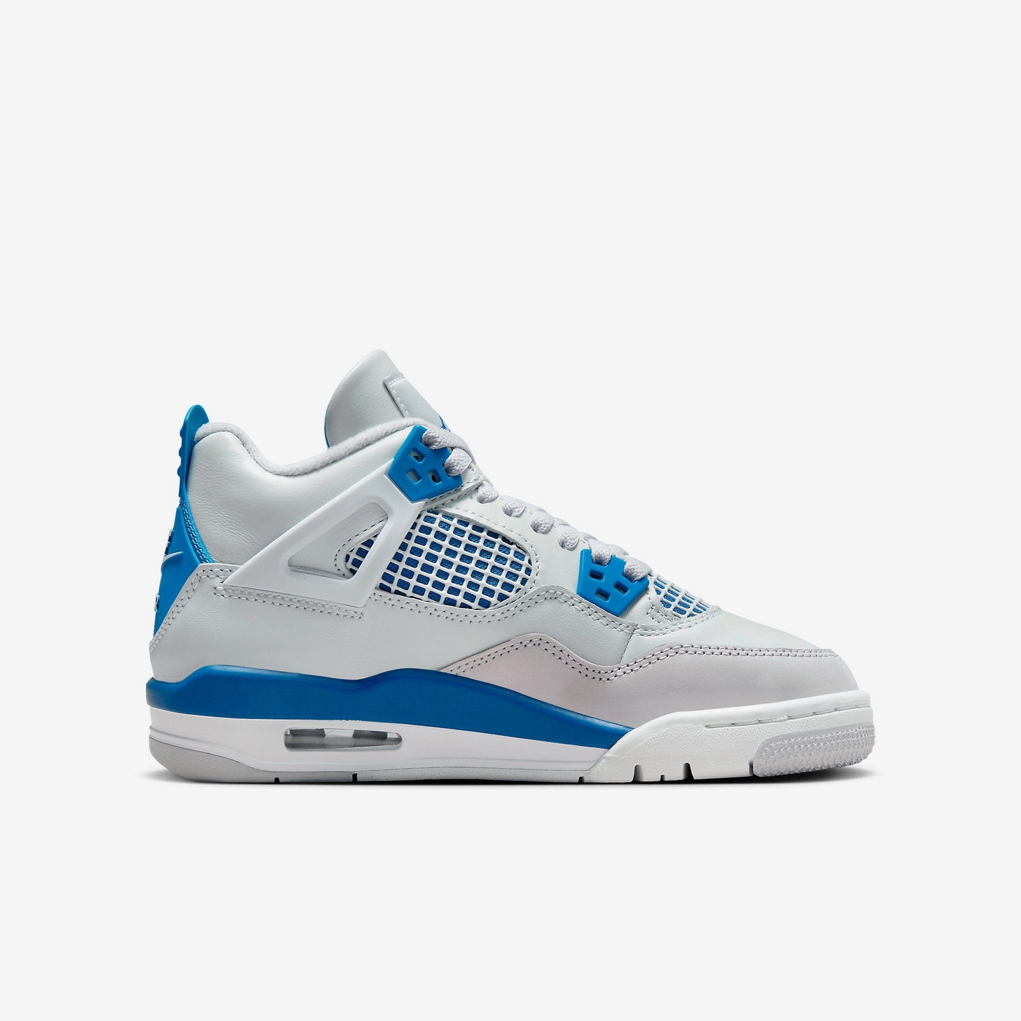 (GS) Air Jordan 4 Retro 'Military Blue / Industrial Blue' (2024) HF4281-141 Air Jordan 4 Visible Air Unit Sneakers