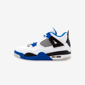 (GS) Air Jordan 4 Retro 'Motorsports' (2017) 408452-117 Air Jordan 4 sneakers with visible air unit