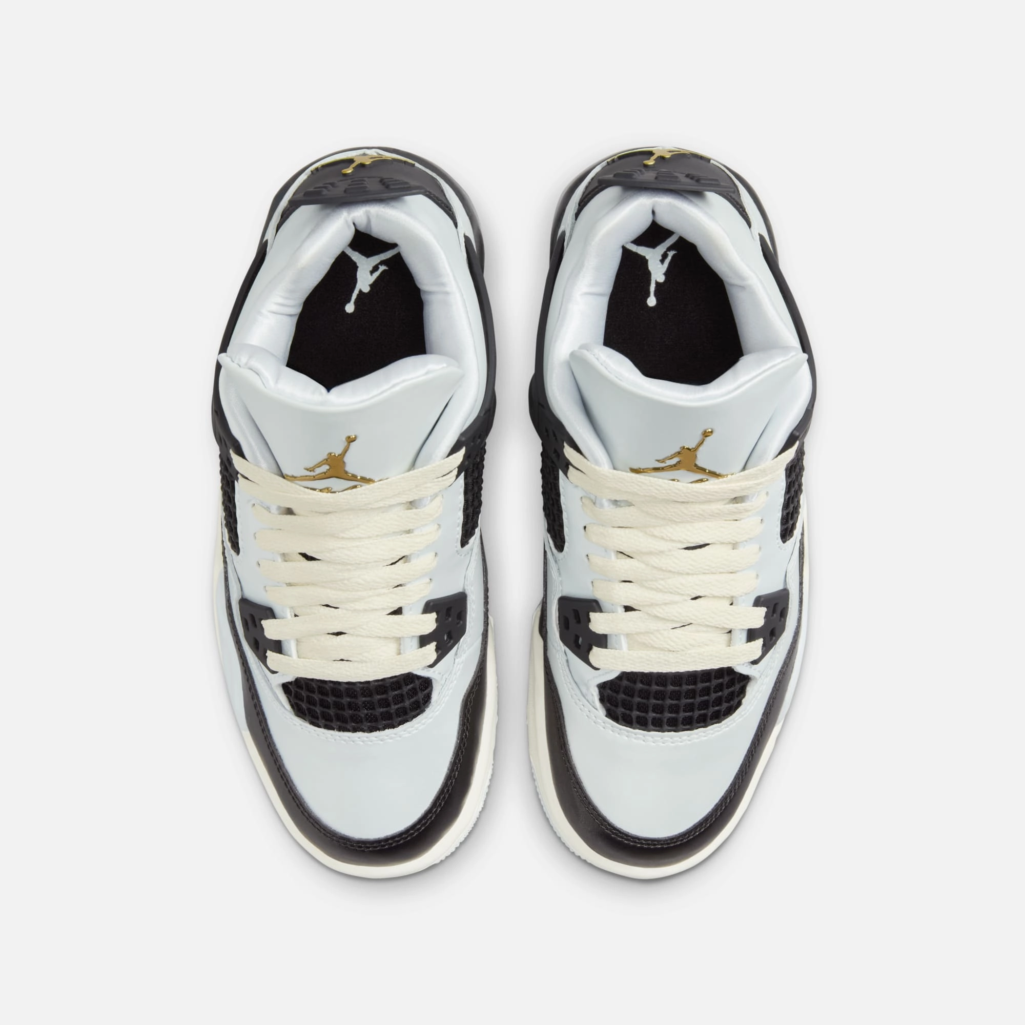 (GS) Air Jordan 4 Retro 'Platinum Gold' (2024) FZ8585-070 Air Jordan 4 Visible Air Unit Sneakers