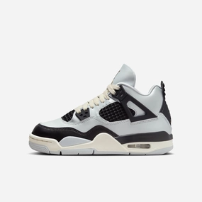 (GS) Air Jordan 4 Retro 'Platinum Gold' (2024) FZ8585-070 Air Jordan 4 sneakers with visible air unit