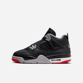 (GS) Air Jordan 4 Retro 'Reimagined Bred' (2024) FQ8213-006 Air Jordan 4 sneakers with visible air unit