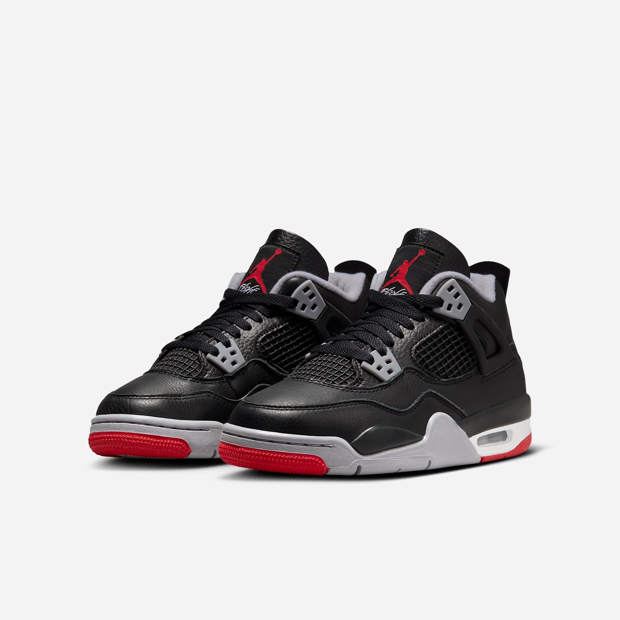 (GS) Air Jordan 4 Retro 'Reimagined Bred' (2024) FQ8213-006 Air Jordan 4 Visible Air Unit Sneakers