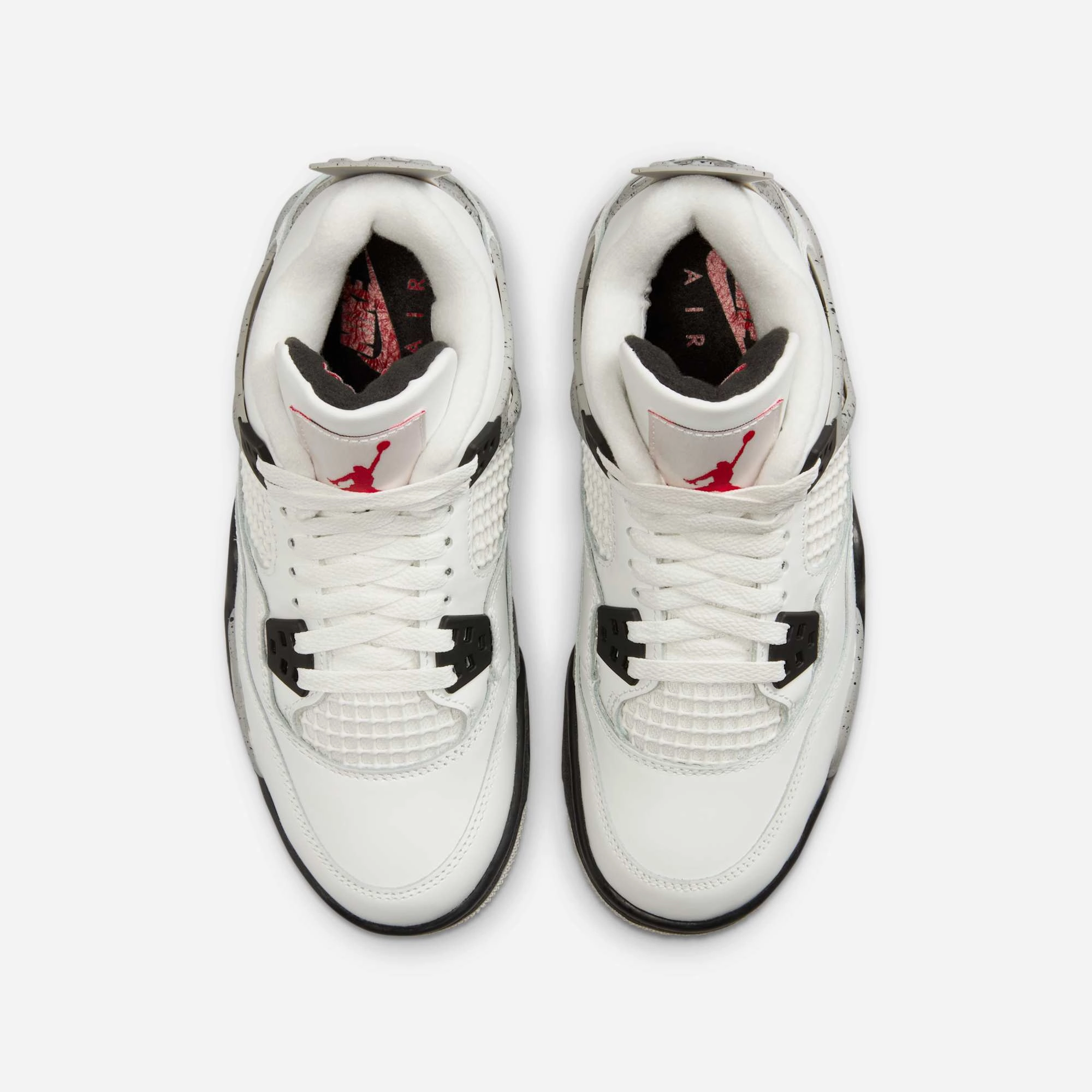 (GS) Air Jordan 4 Retro 'Reimagined White Cement' (2025) IB4171-100 Air Jordan 4 Visible Air Unit Sneakers