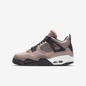 (GS) Air Jordan 4 Retro 'Taupe Haze' (2021) DJ6249-200 Air Jordan 4 sneakers with visible air unit