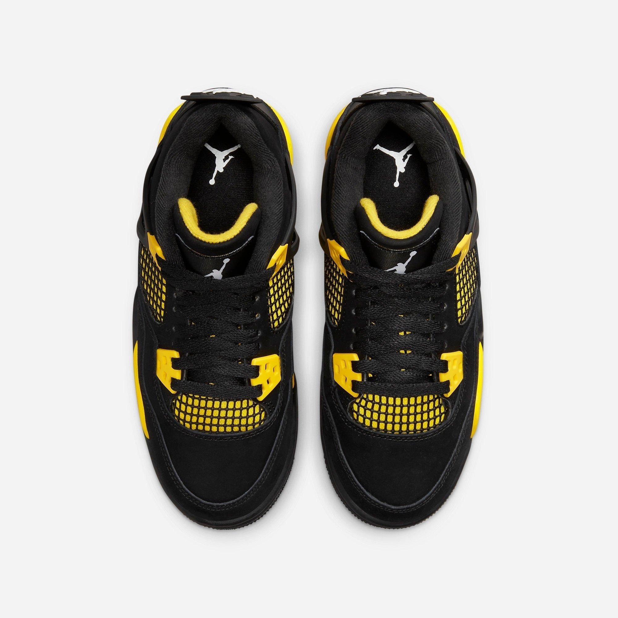 (GS) Air Jordan 4 Retro 'Thunder' (2023) 408452-017 Air Jordan 4 Visible Air Unit Sneakers