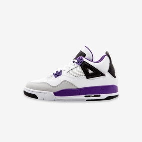 (GS) Air Jordan 4 Retro 'Ultraviolet' (2012) 487724-108 Air Jordan 4 sneakers with visible air unit
