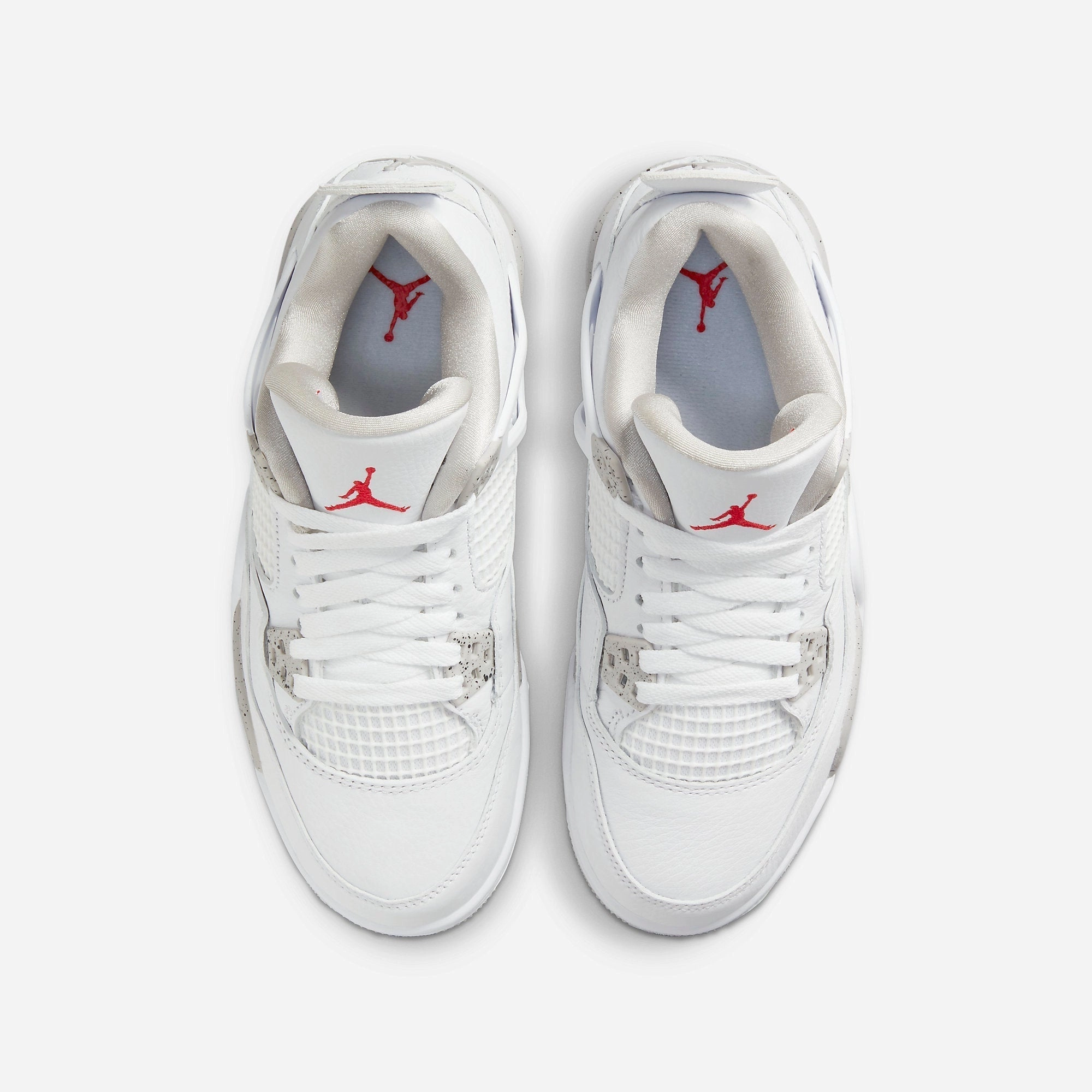 (GS) Air Jordan 4 Retro 'White Oreo' (2021) DJ4699-100 Air Jordan 4 Visible Air Unit Sneakers
