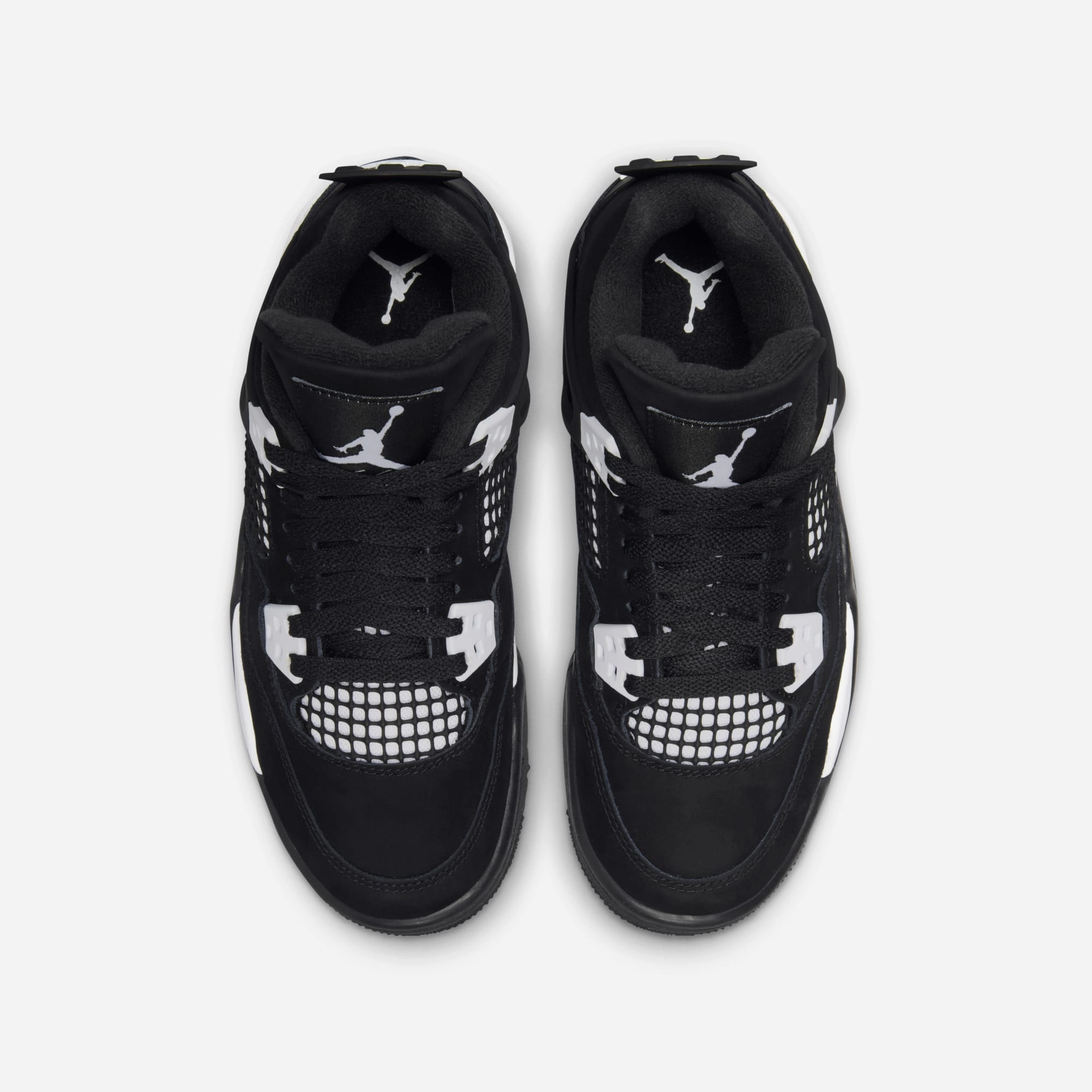 (GS) Air Jordan 4 Retro 'White Thunder' (2024) FQ8213-001 Air Jordan 4 Visible Air Unit Sneakers