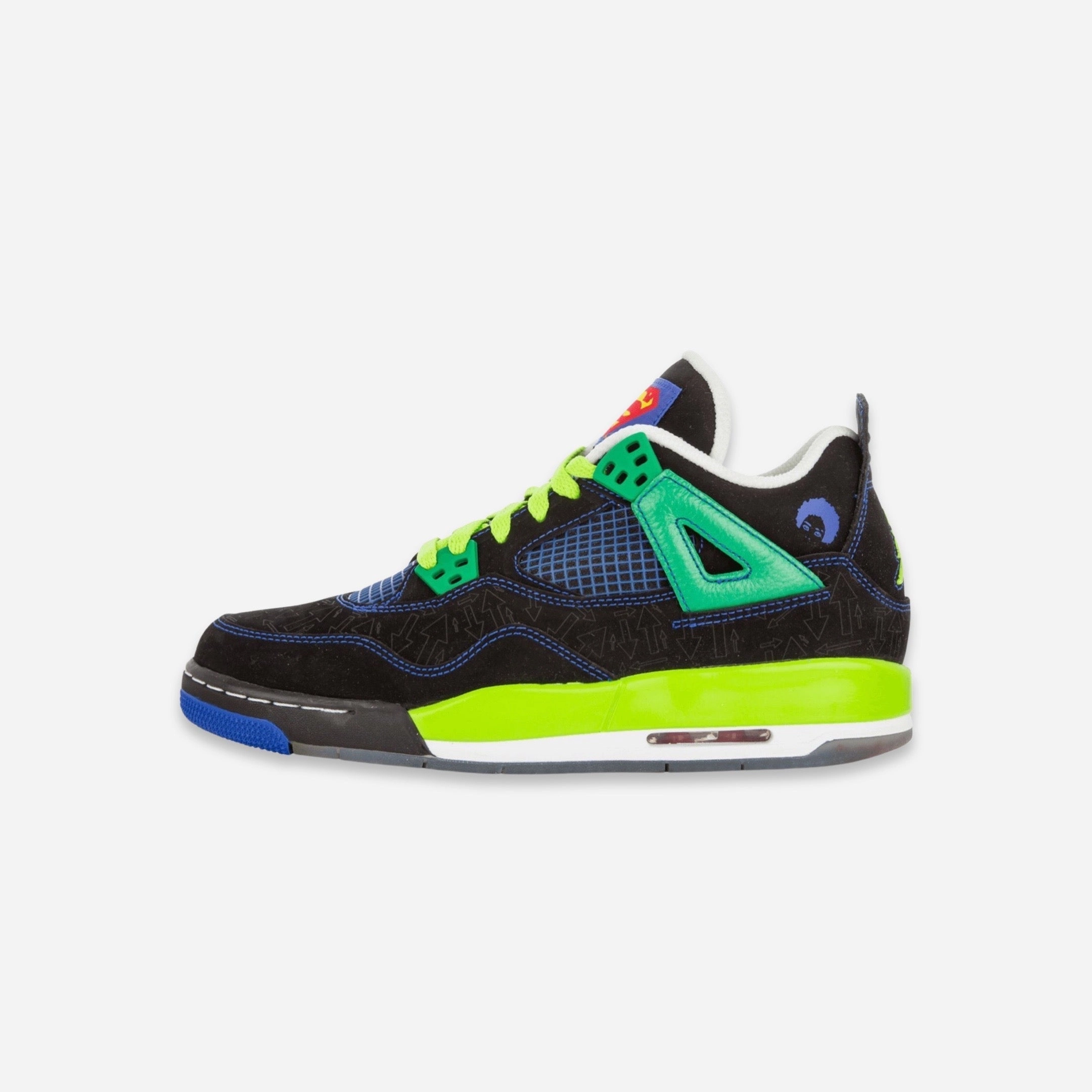 (GS) Air Jordan 4 Retro DB x Isaiah Scott 'Doernbecher' (2011) 408452-015 Air Jordan 4 sneakers with visible air unit