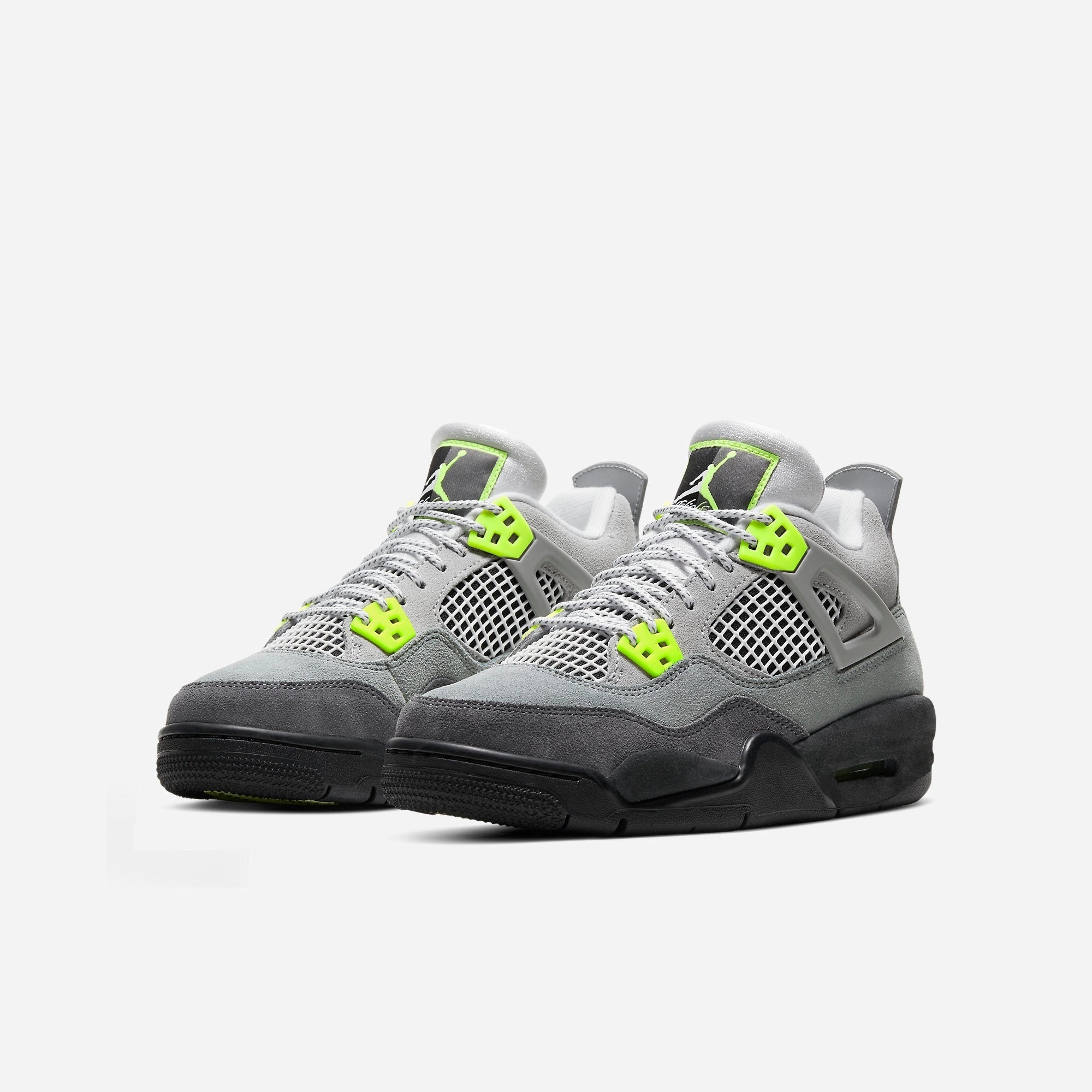 (GS) Air Jordan 4 Retro SE 'Air Max 95 Neon' (2020) CT5343-007 Air Jordan 4 Visible Air Unit Sneakers