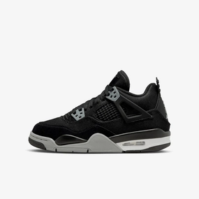 (GS) Air Jordan 4 Retro SE 'Black Canvas' (2022) DV0553-006 Air Jordan 4 sneakers with visible air unit