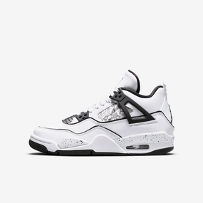(GS) Air Jordan 4 Retro SE 'DIY' (2021) DC4101-100 Air Jordan 4 sneakers with visible air unit