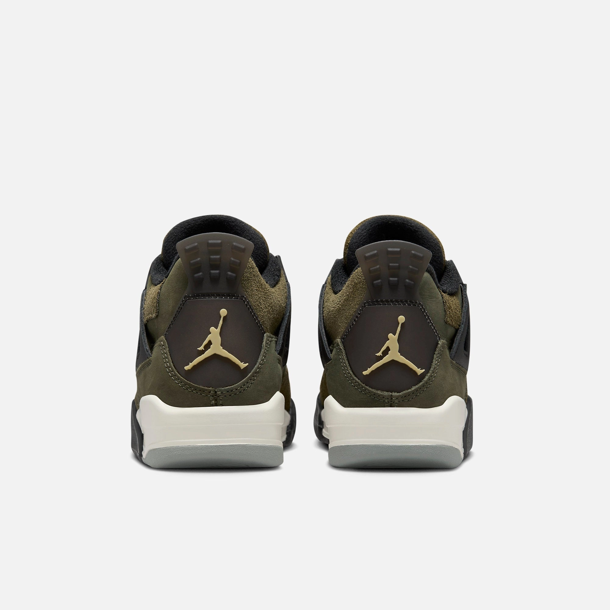(GS) Air Jordan 4 Retro SE Craft 'Medium Olive Canvas' (2023) FB9928-200 Air Jordan 4 Visible Air Unit Sneakers