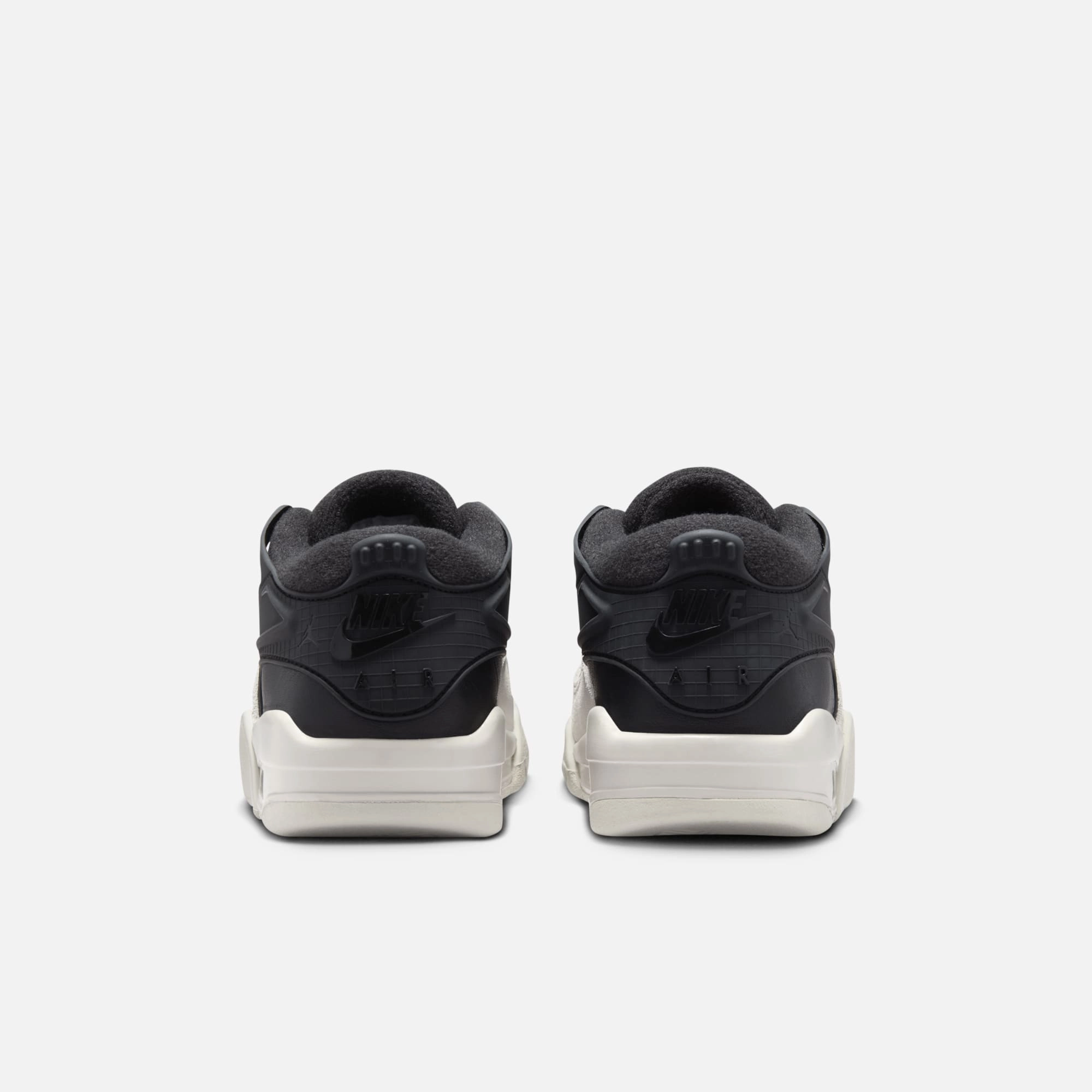 (GS) Air Jordan 4 RM 'Black / Light Bone' (2024) FQ7938-001 Air Jordan 4 Visible Air Unit Sneakers