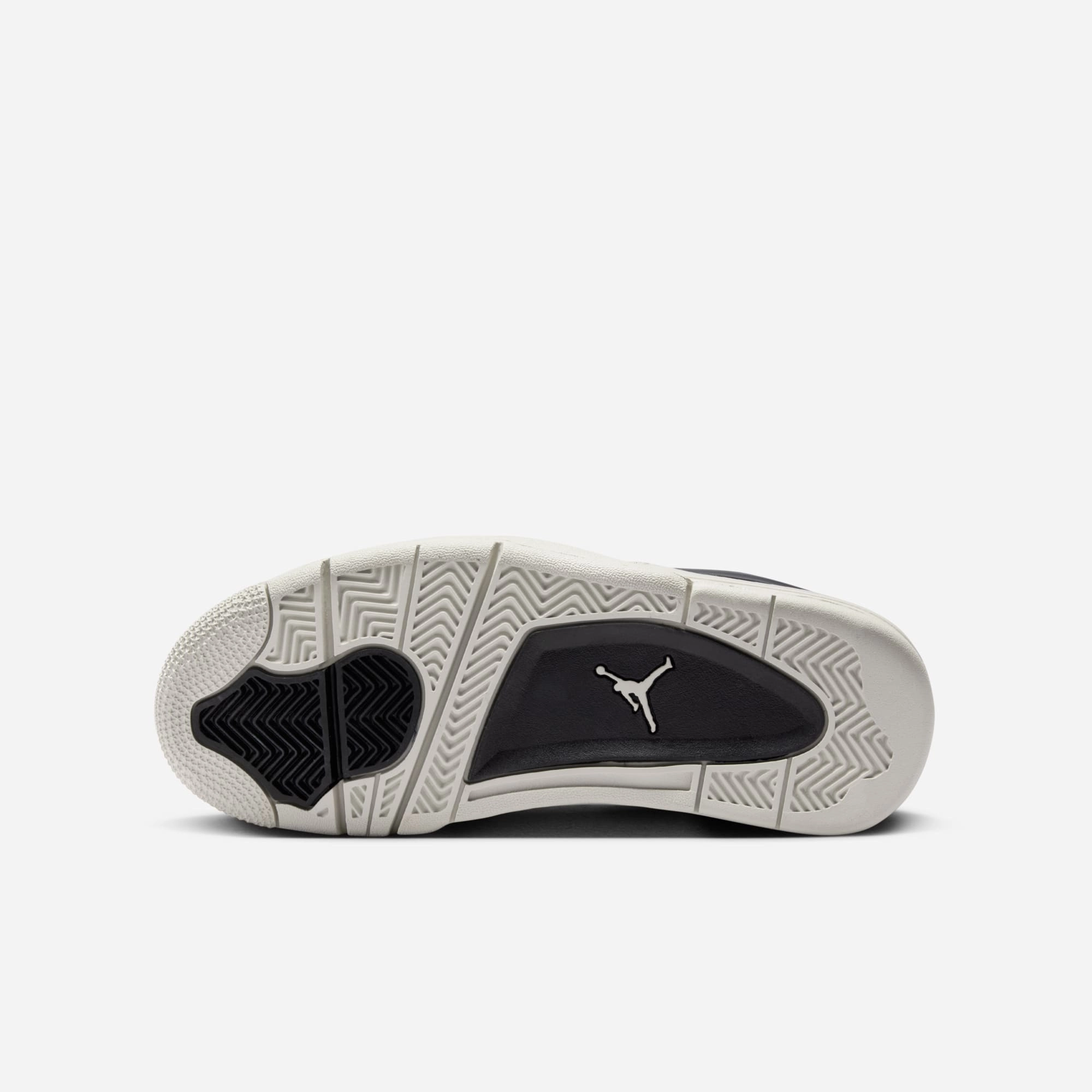 (GS) Air Jordan 4 RM 'Black / Light Bone' (2024) FQ7938-001 Air Jordan 4 Visible Air Unit Sneakers
