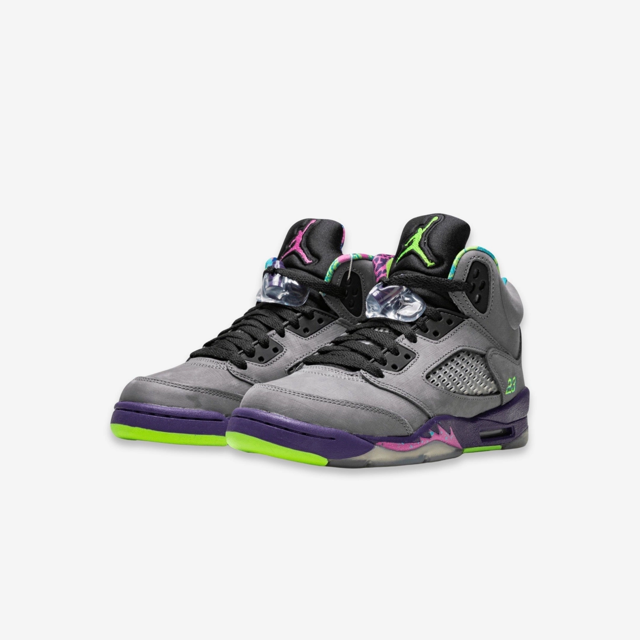 (GS) Air Jordan 5 Retro 'Bel-Air' (2013) 621959-090 Air Jordan 5 Mesh Panel Basketball Shoes