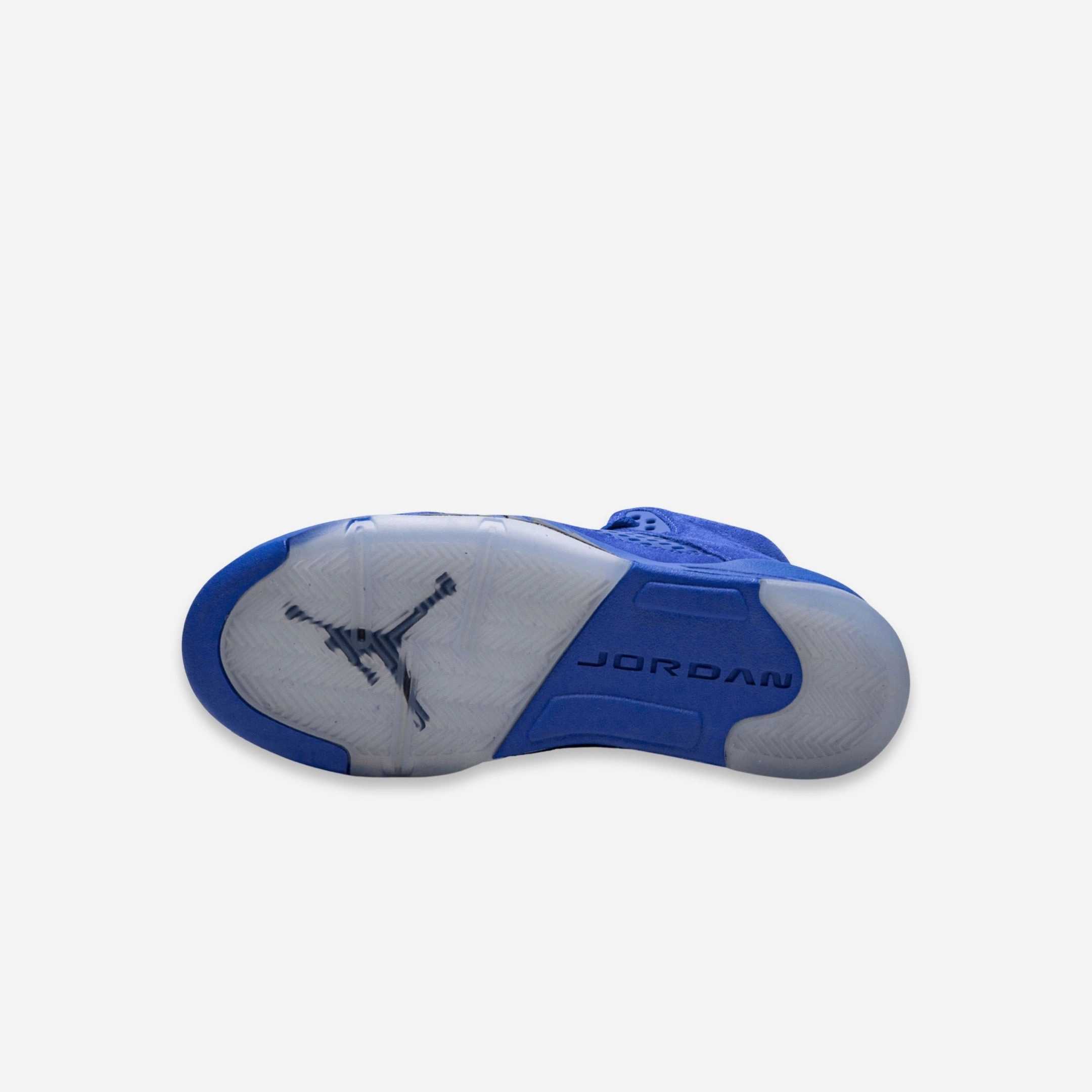 (GS) Air Jordan 5 Retro 'Blue Suede' (2017) 440888-401 Air Jordan 5 Mesh Panel Basketball Shoes