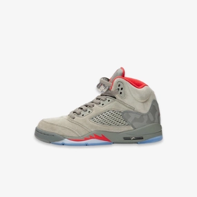 (GS) Air Jordan 5 Retro 'Camo Dark Stucco' (2017) 440888-051 Air Jordan 5 shoes with mesh panel details
