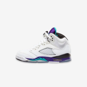 (GS) Air Jordan 5 Retro 'Grape' (2013) 440888-108 Air Jordan 5 shoes with mesh panel details