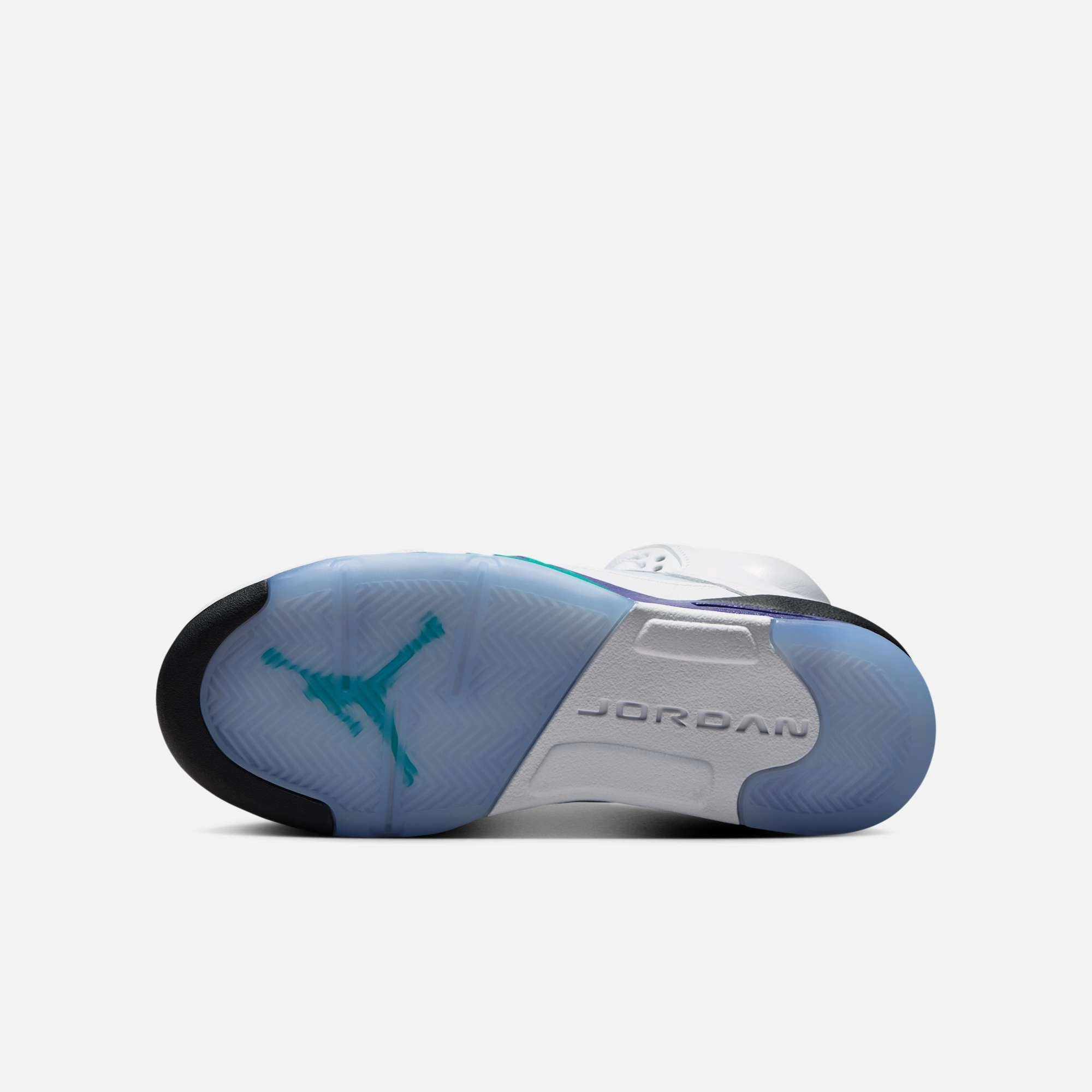 (GS) Air Jordan 5 Retro 'Grape' (2025) HQ7980-100 Air Jordan 5 Mesh Panel Basketball Shoes