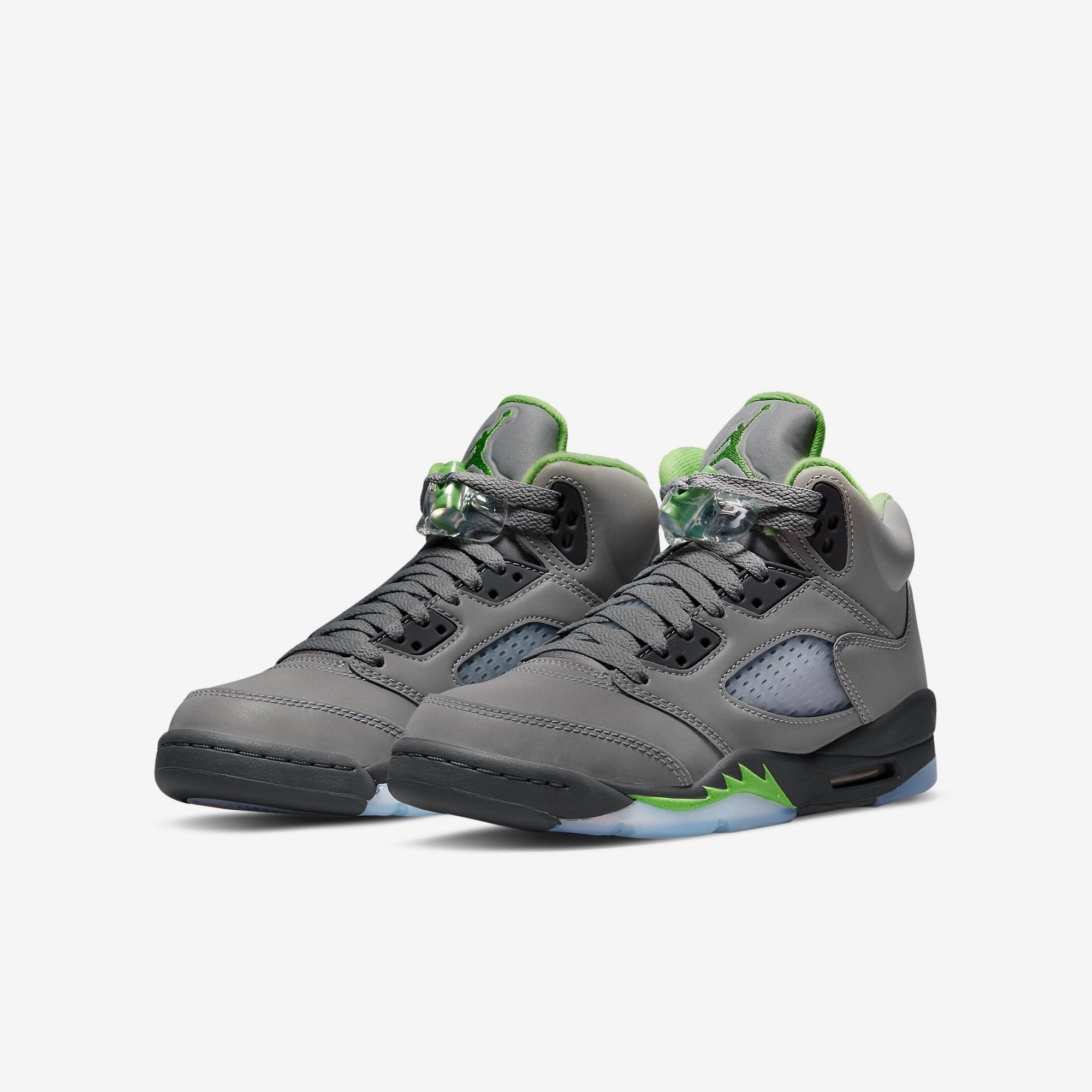 (GS) Air Jordan 5 Retro 'Green Bean' (2022) DQ3734-003 Air Jordan 5 Mesh Panel Basketball Shoes