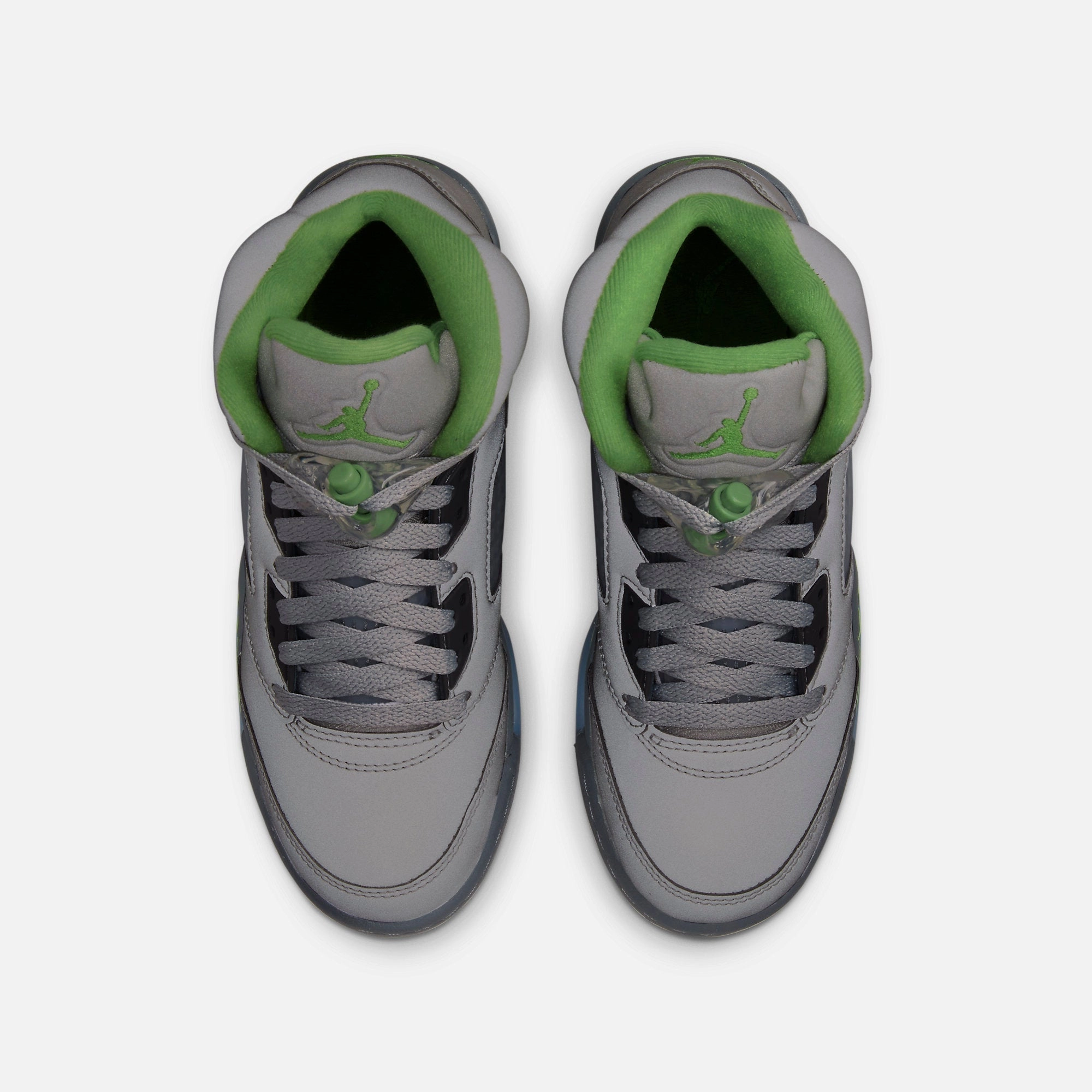(GS) Air Jordan 5 Retro 'Green Bean' (2022) DQ3734-003 Air Jordan 5 Mesh Panel Basketball Shoes
